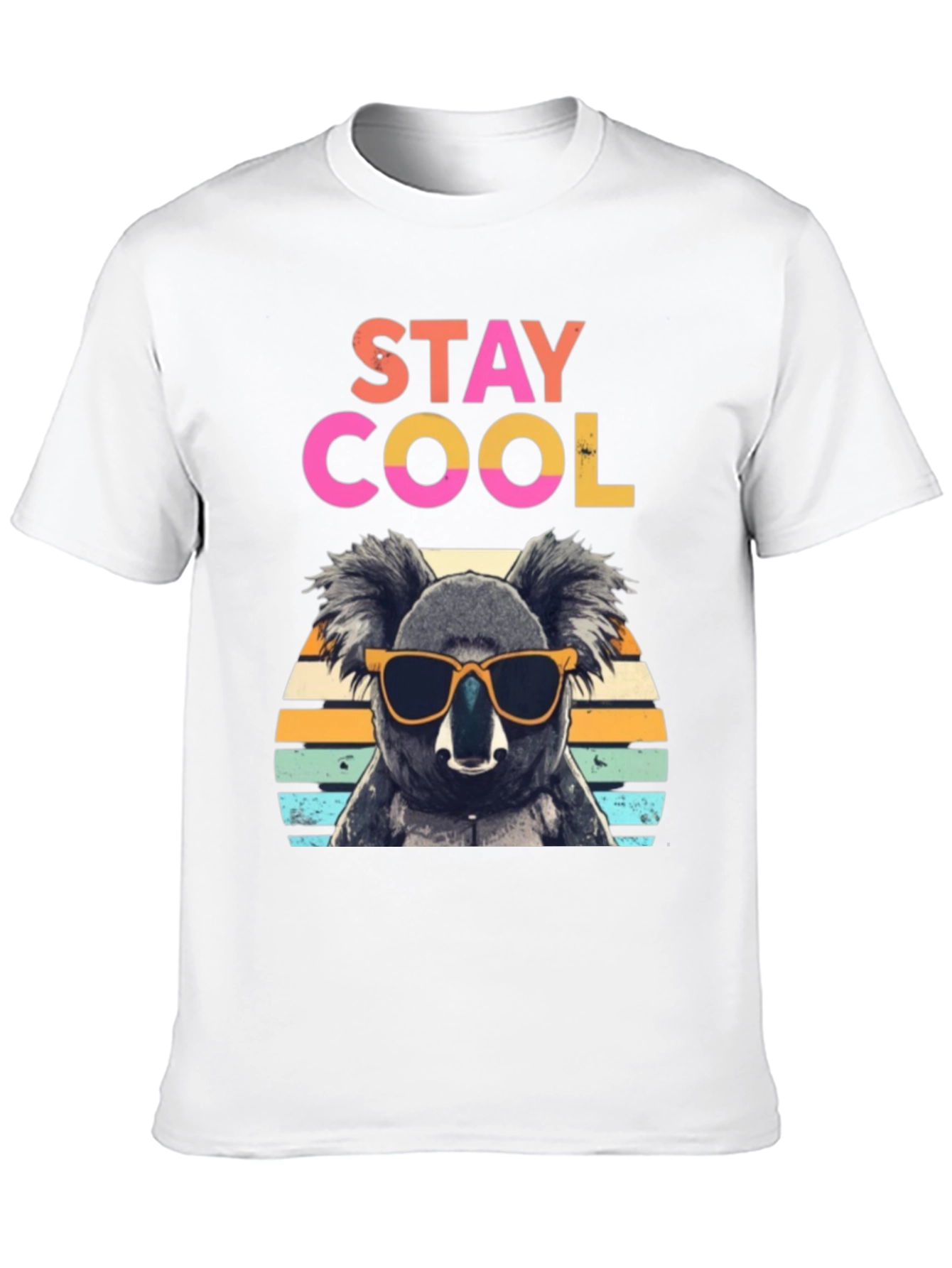 Black Stay Cool Koala Graphic Tee - Trendy Comfort view 10