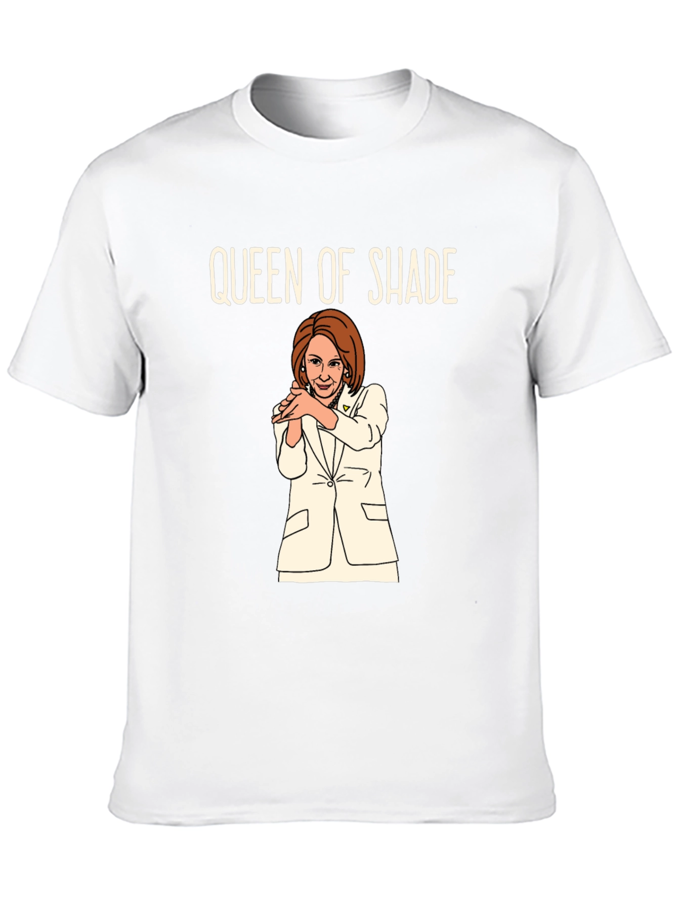 Black Queen of Shade Graphic Tee - Unisex Black T-Shirt view 10
