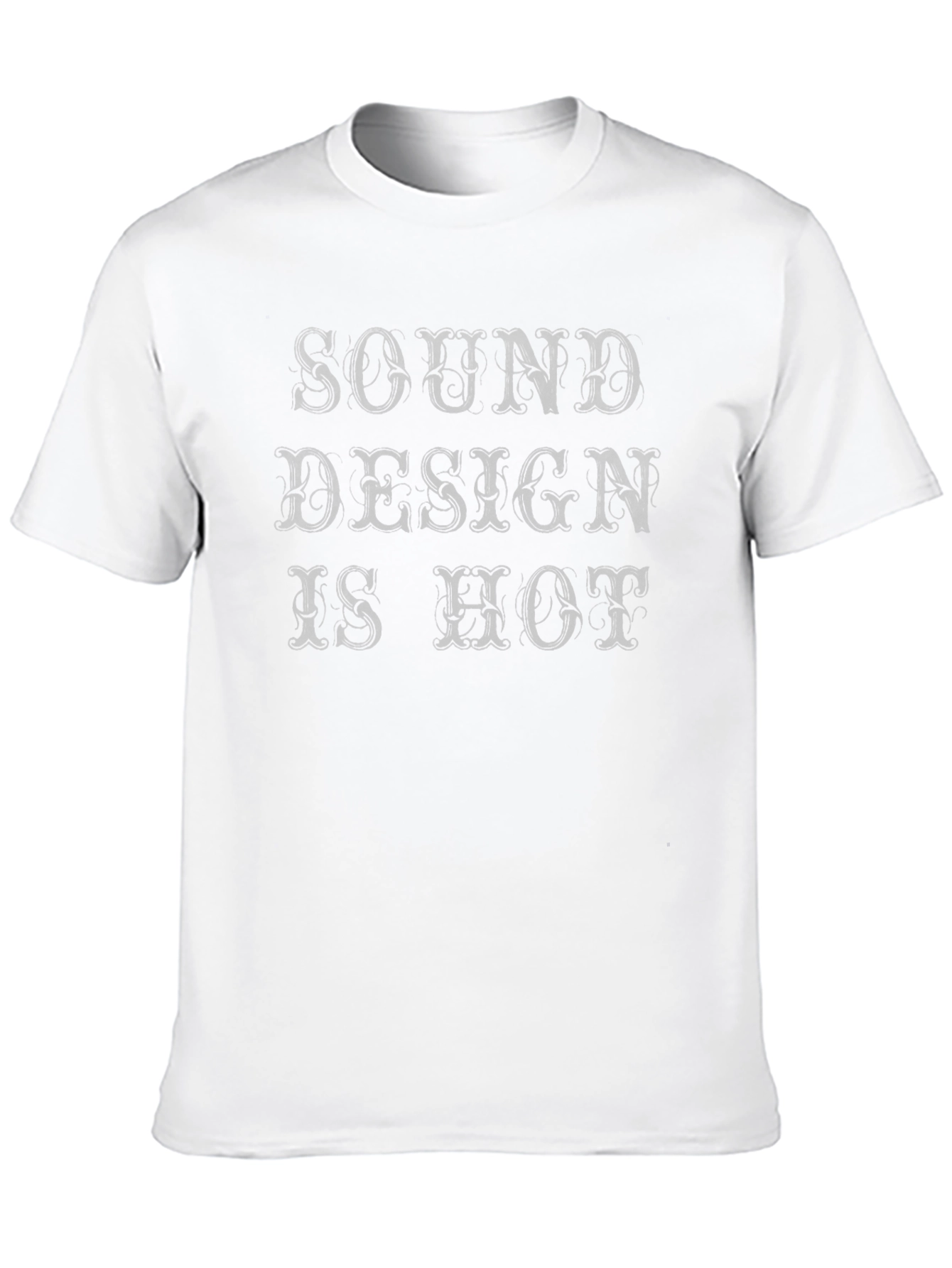 Black Sound Design Is Hot Graphic T-Shirt view 10
