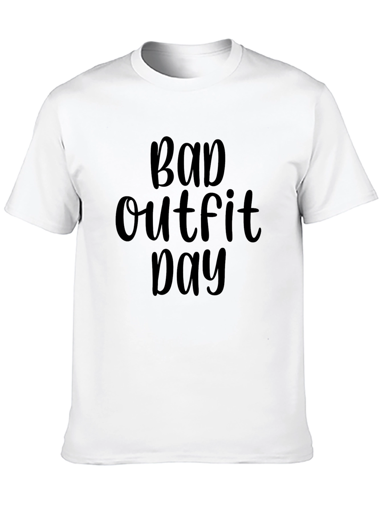 Black Bad Outfit Day Graphic Tee - Comfort and Style view 10