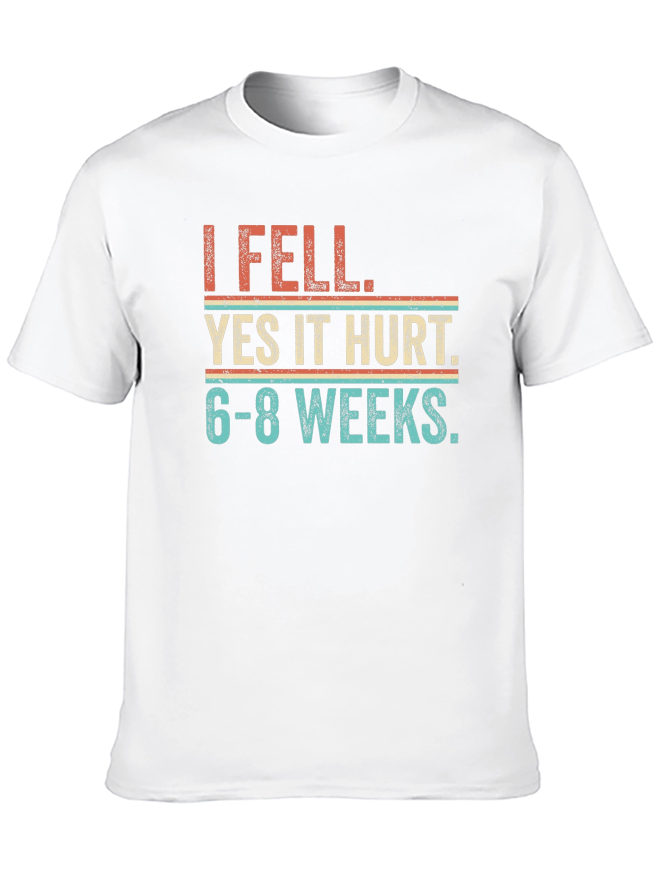 Black I Fell Yes It Hurt Graphic Tee view 10
