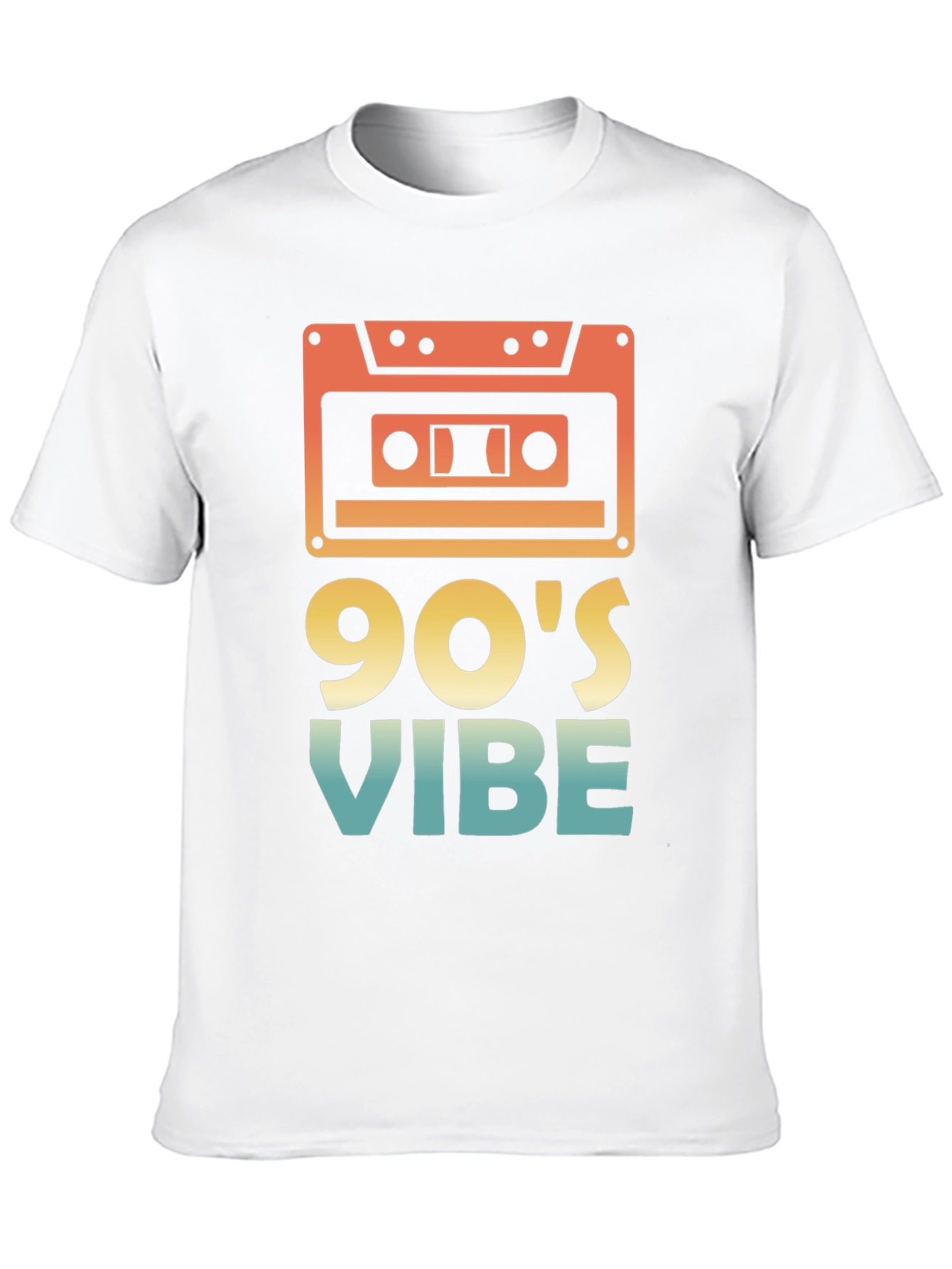 Black Retro 90's Vibe Graphic Tee view 10