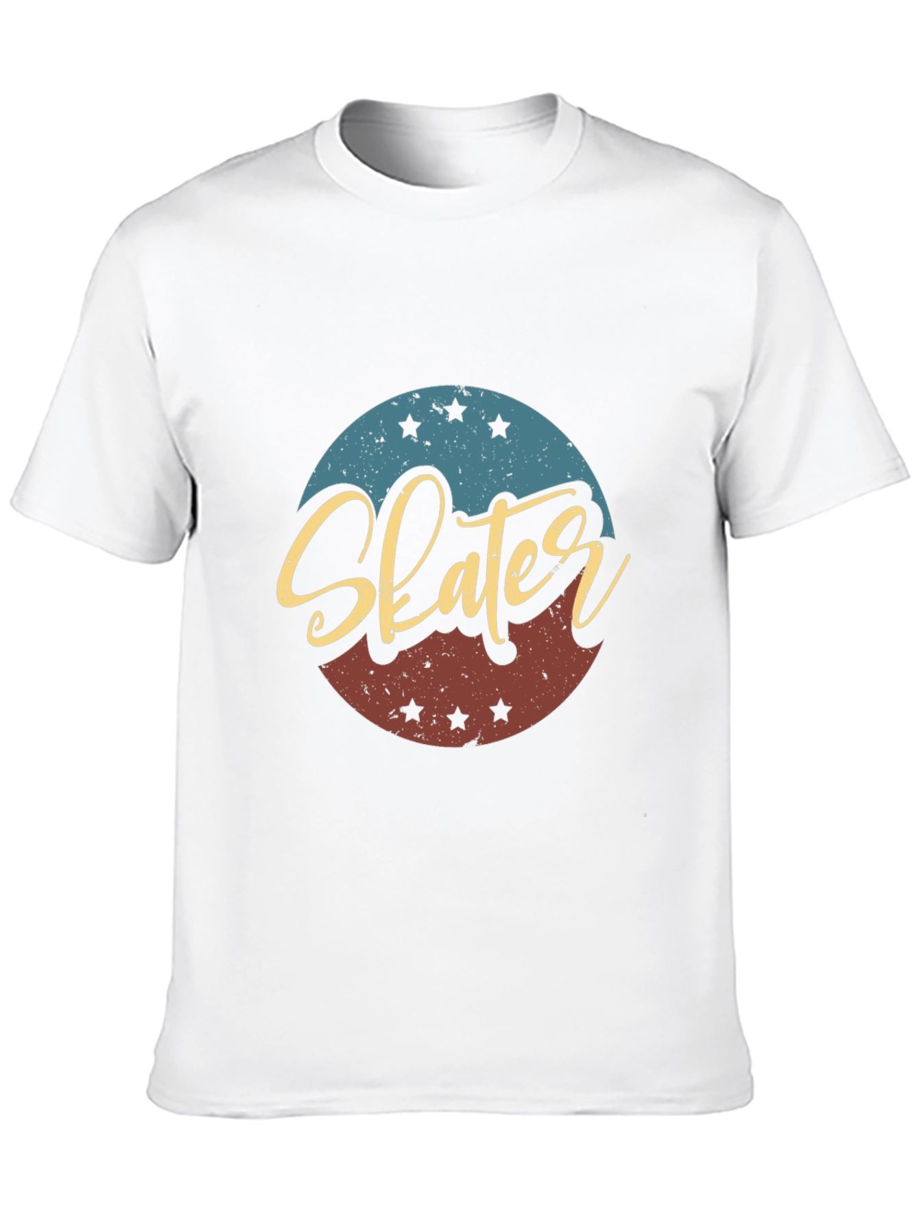 Black Vintage Skater Graphic Tee - Retro Style view 10