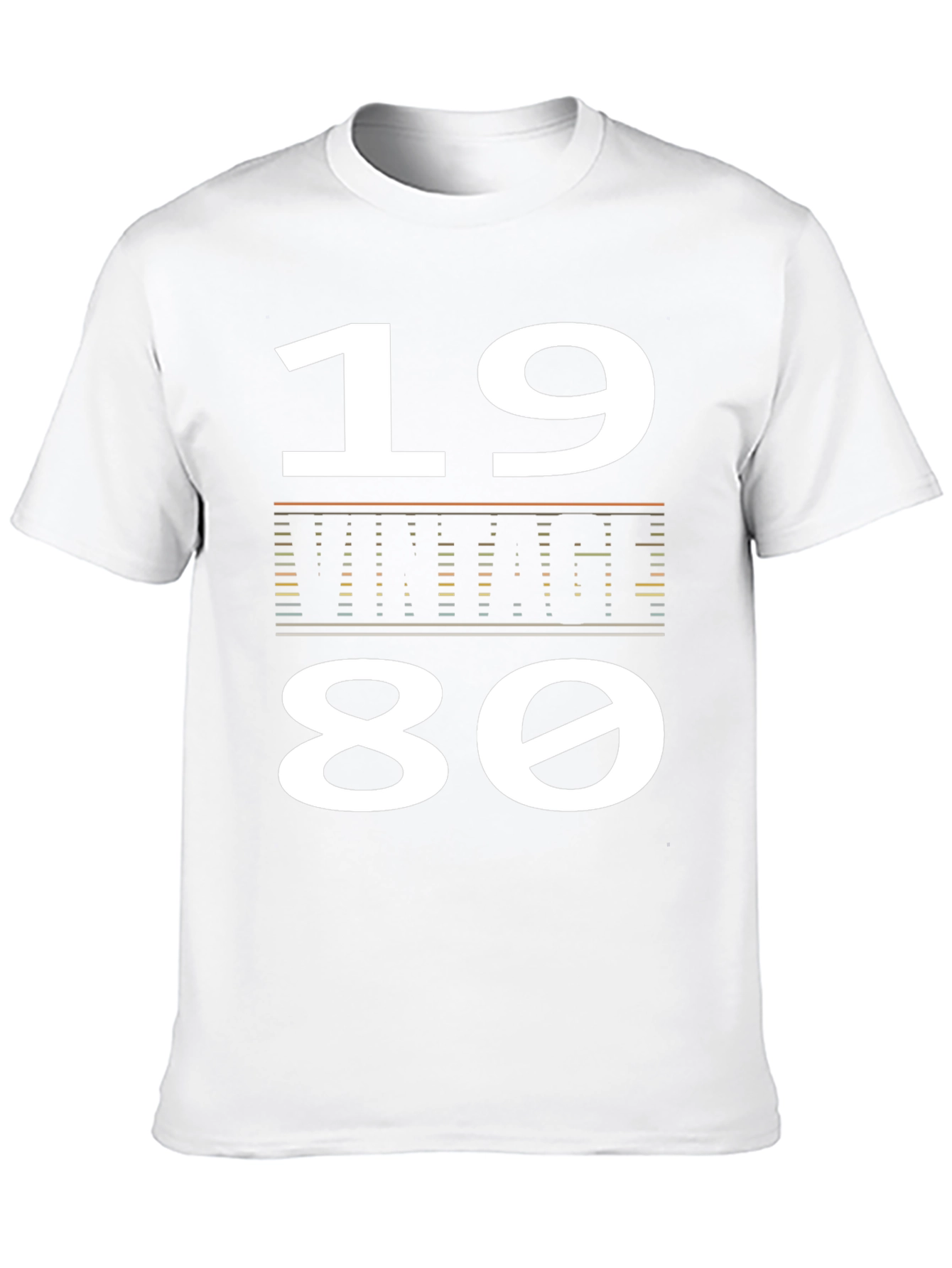 Black Vintage 1980 Black T-Shirt view 10
