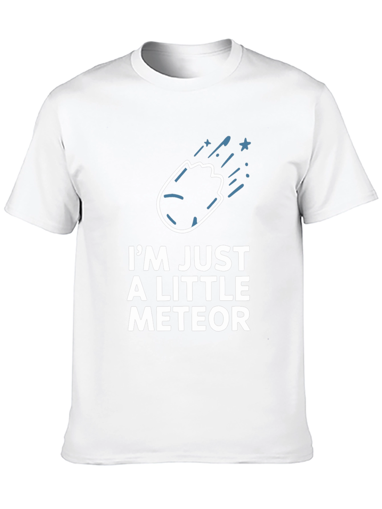 Black I'm Just a Little Meteor Graphic Tee view 10