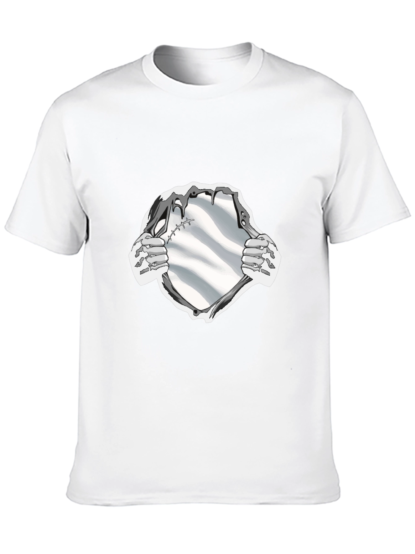 Men's Skeleton Superhero T-Shirt - 10