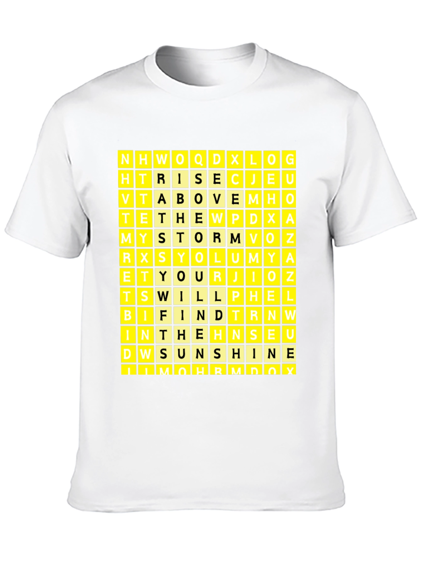 Word Search Puzzle Graphic T-Shirt - 10
