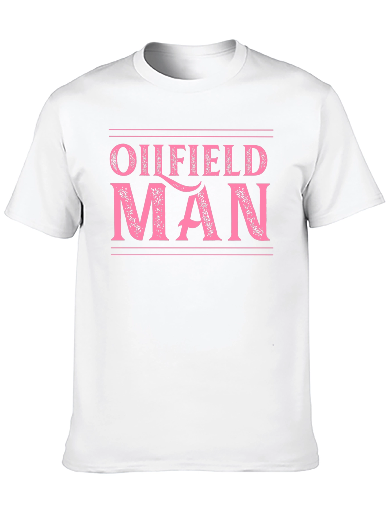 Black Oilfield Man Graphic Tee - Black Cotton T-Shirt view 10