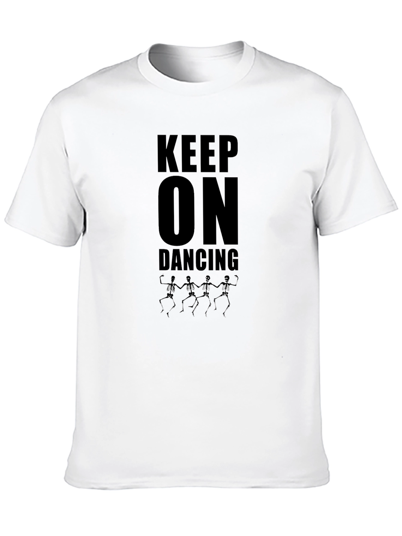 Black Keep On Dancing Graphic T-Shirt - Black Casual Tee view 10