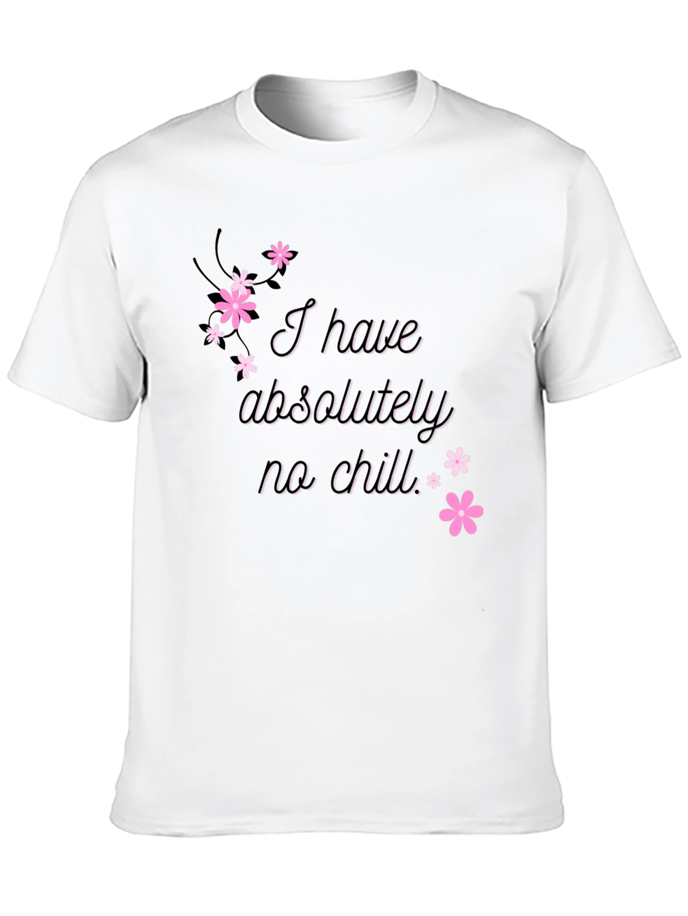Black No Chill Graphic T-Shirt view 10
