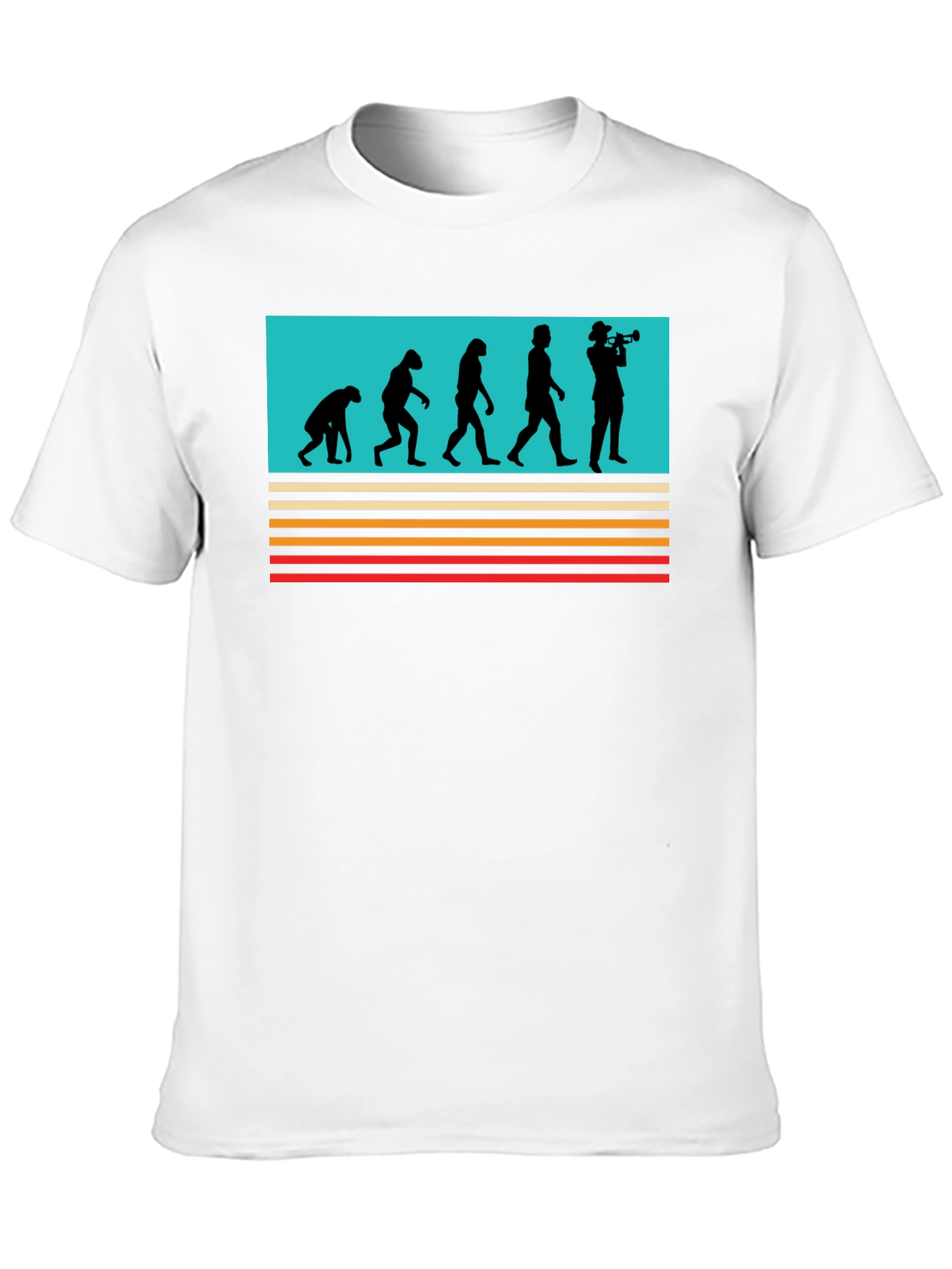 Black Evolution Trumpet T-Shirt - Black view 10