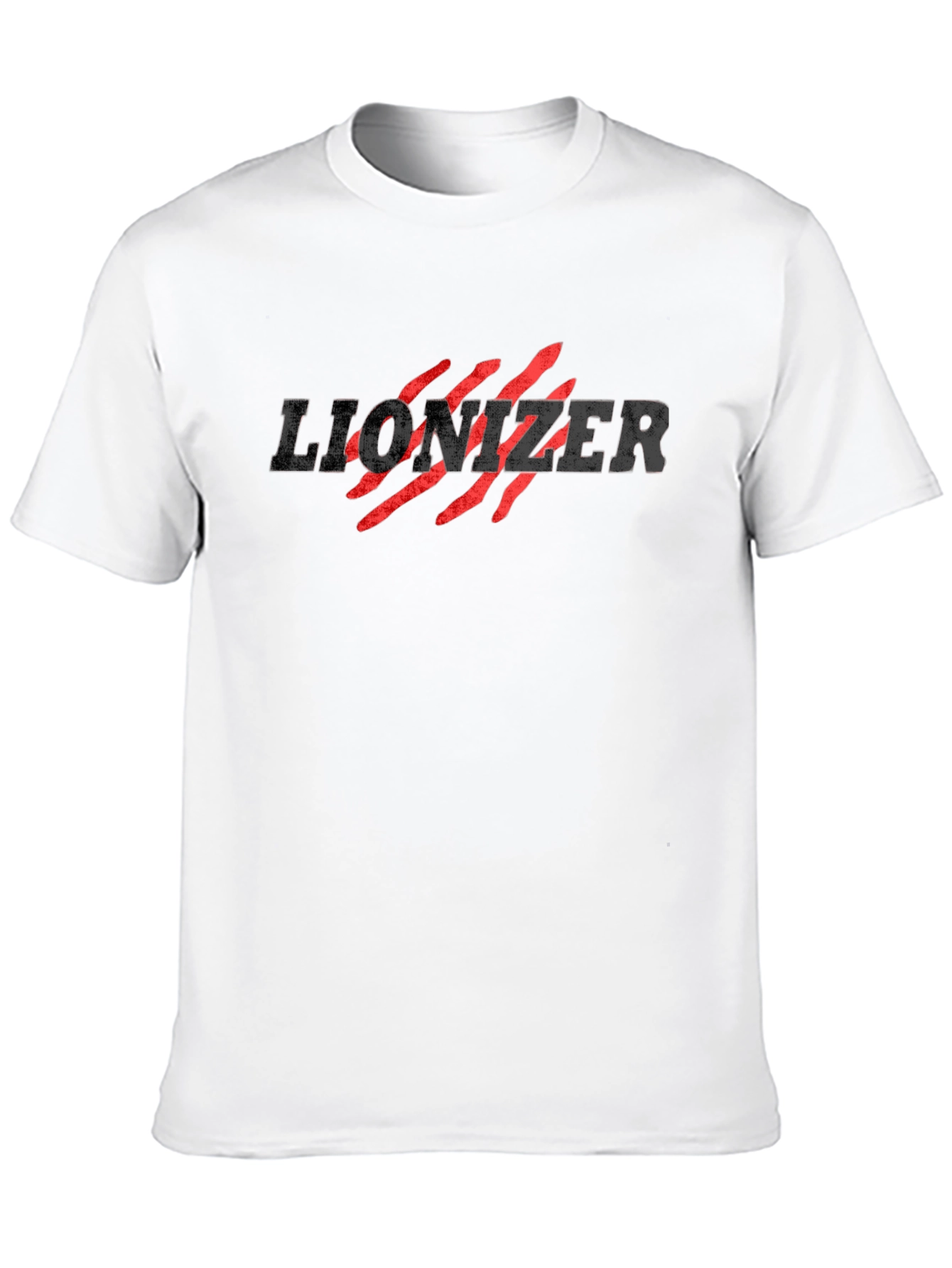 Black Lionizer Graphic Tee - Bold, Stylish Black T-Shirt view 10