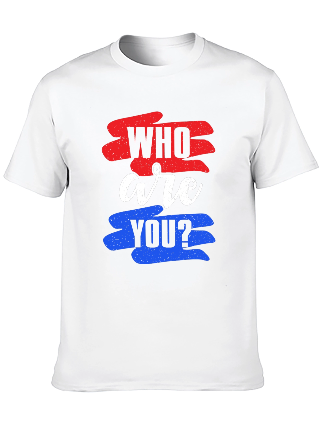 Black Who Are You Graphic Tee view 10
