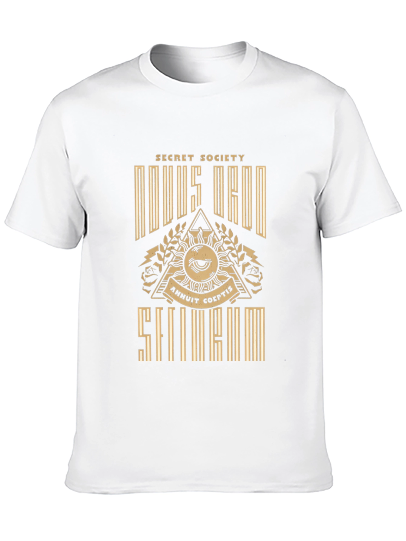 Black Secret Society Novus Ordo Seclorum Graphic T-Shirt view 10