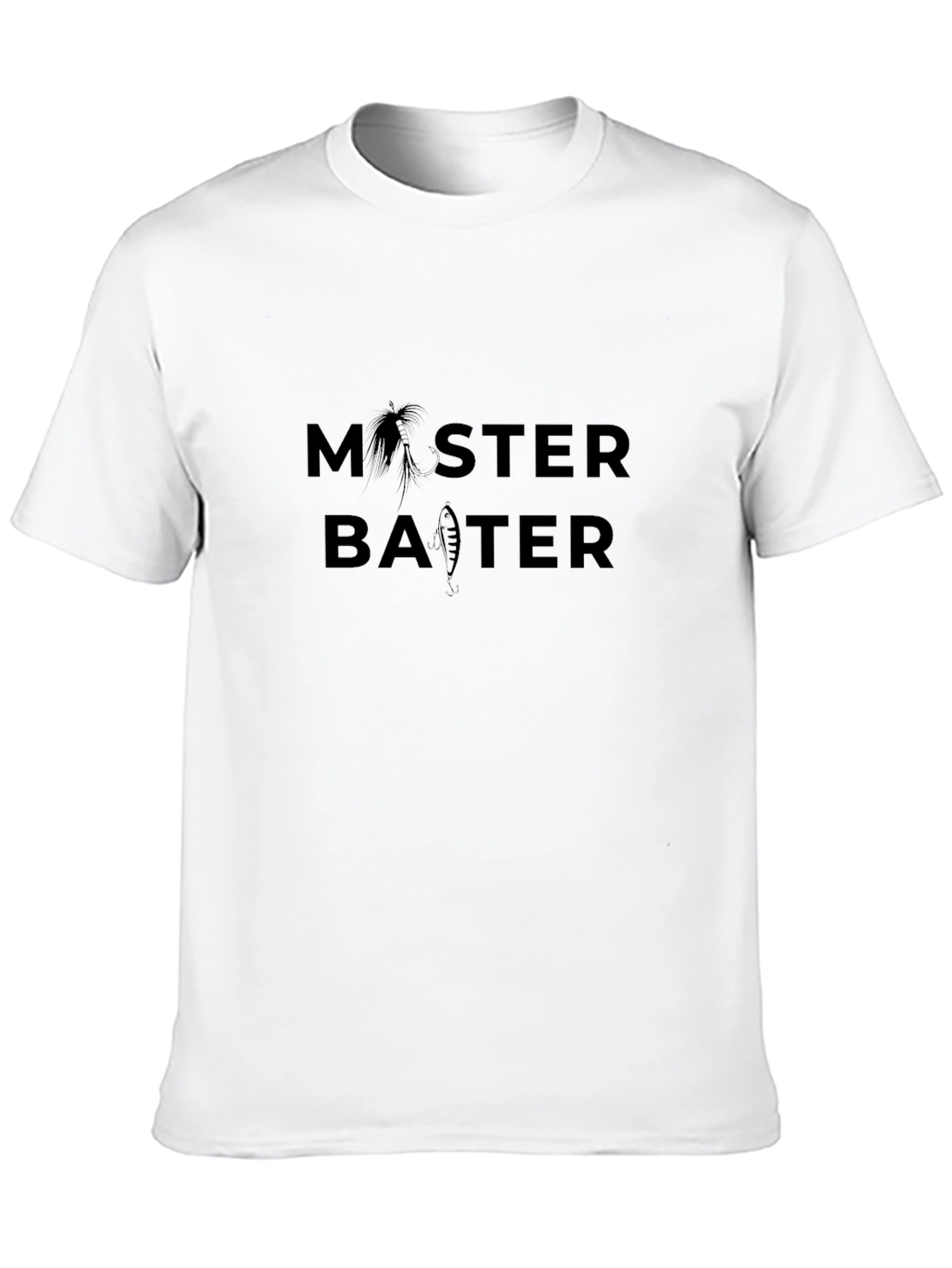 Black Master Baiter Fishing T-Shirt view 10