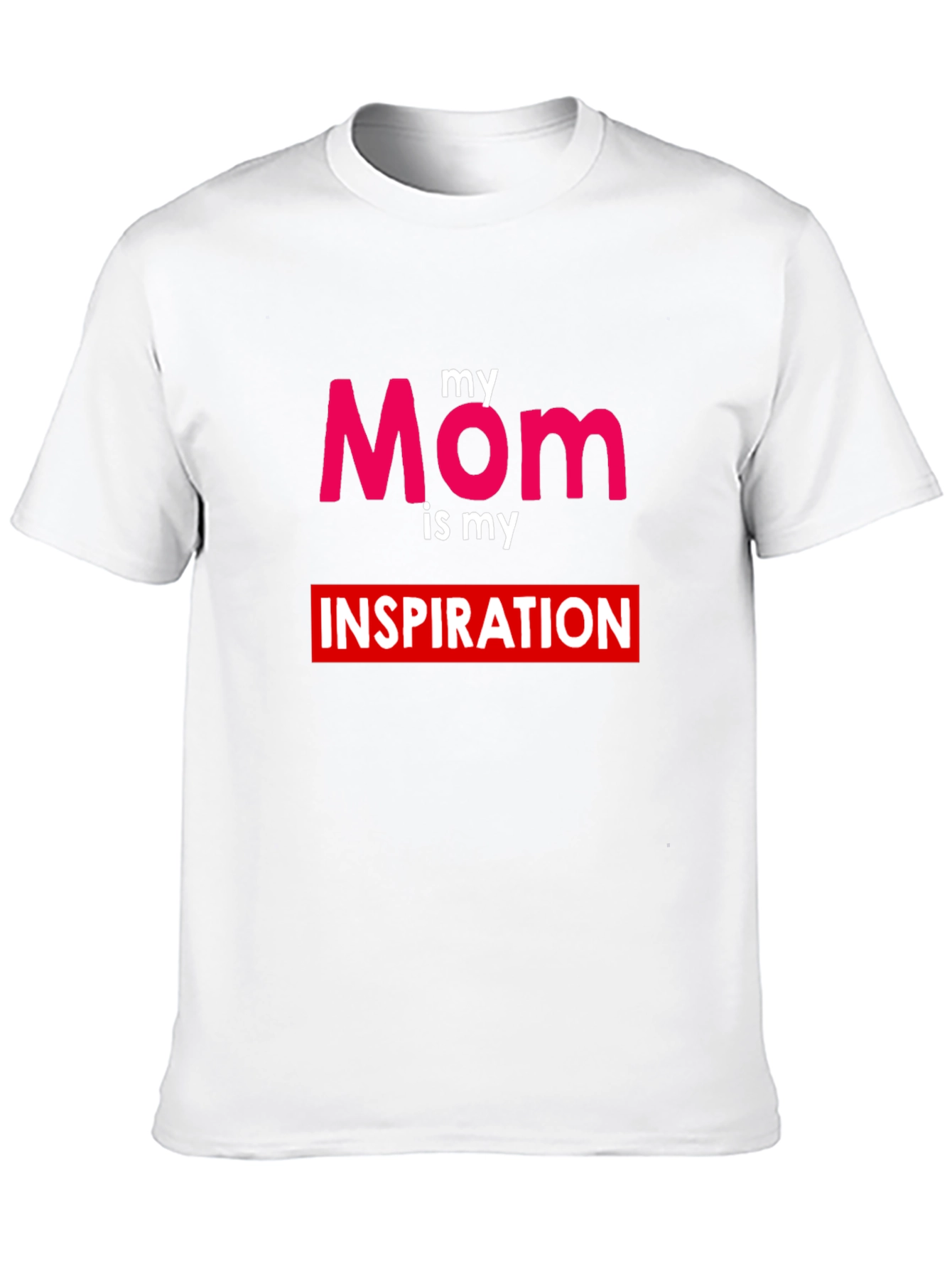 Black My Mom is My Inspiration T-Shirt view 10