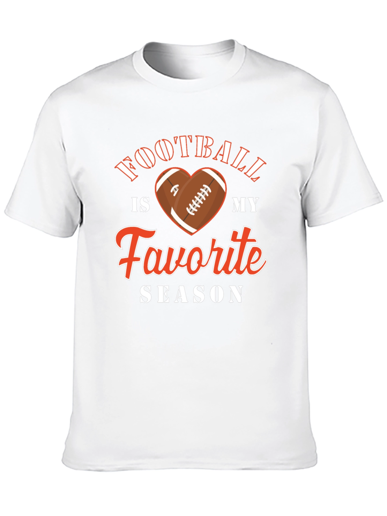 Black Football Is My Favorite Season Graphic Tee view 10