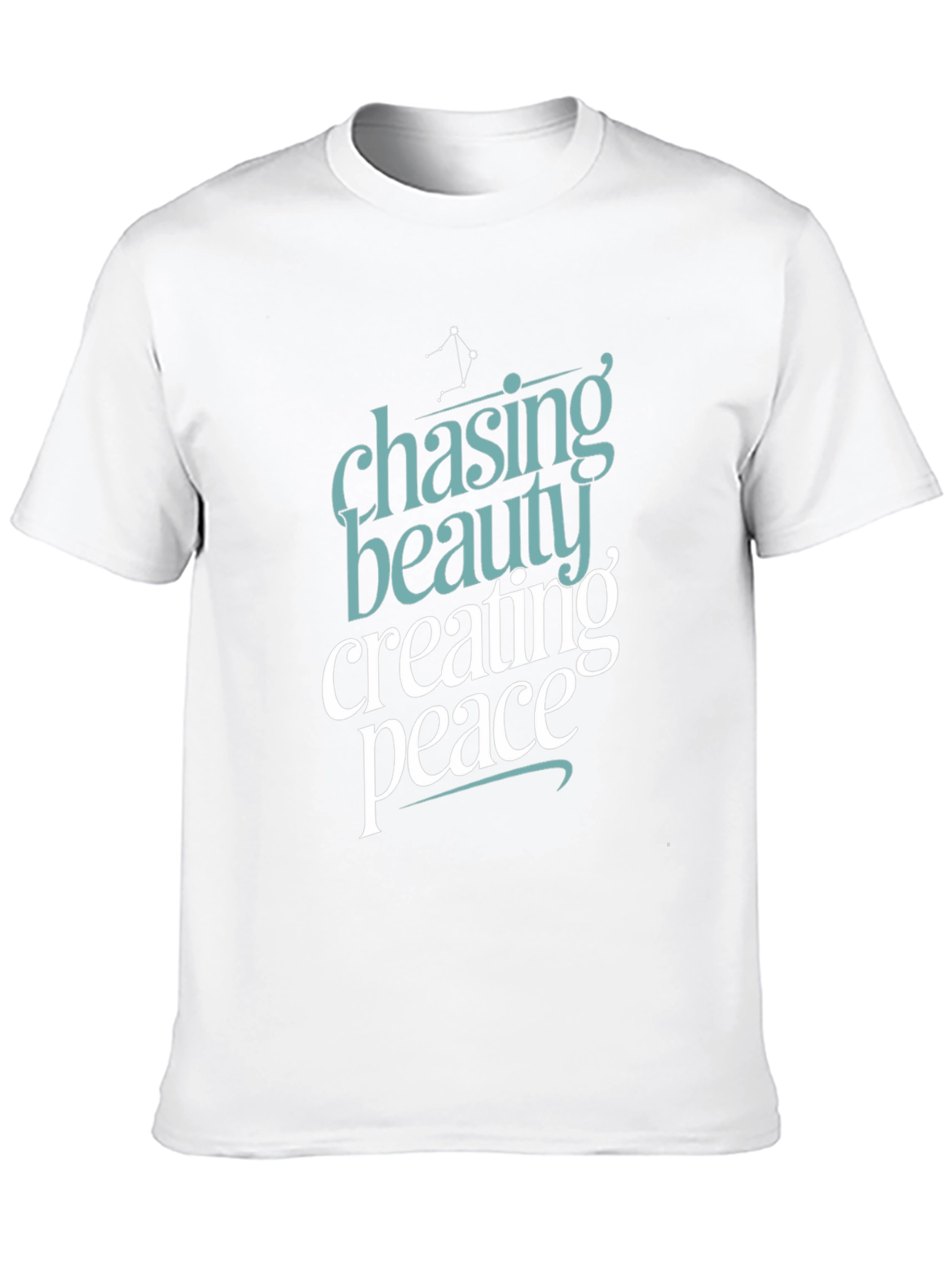 Black Chasing Beauty Creating Peace Graphic Tee view 10