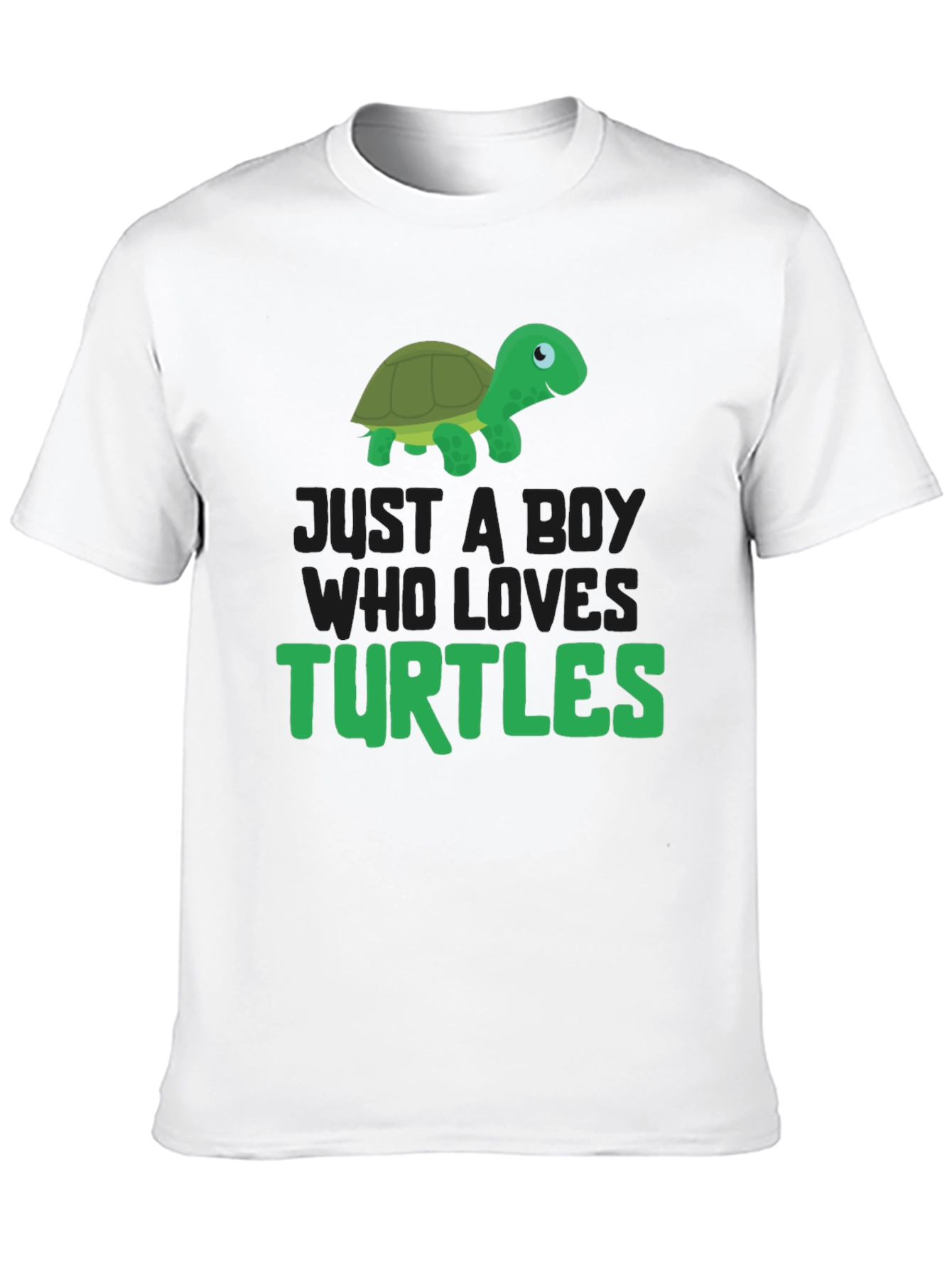 Black Boy Who Loves Turtles T-Shirt view 10