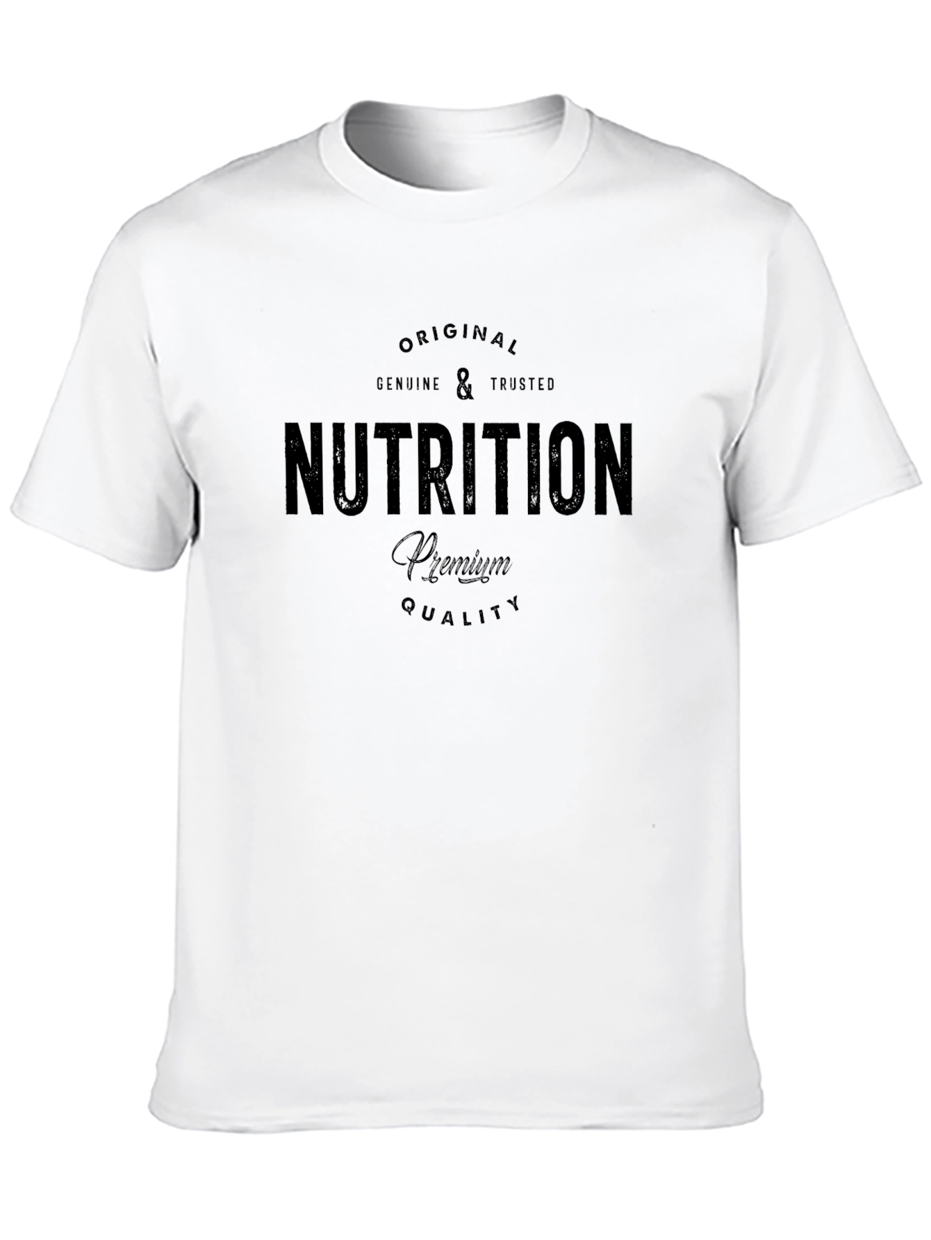 Black Nutrition Premium Quality Black T-Shirt view 10