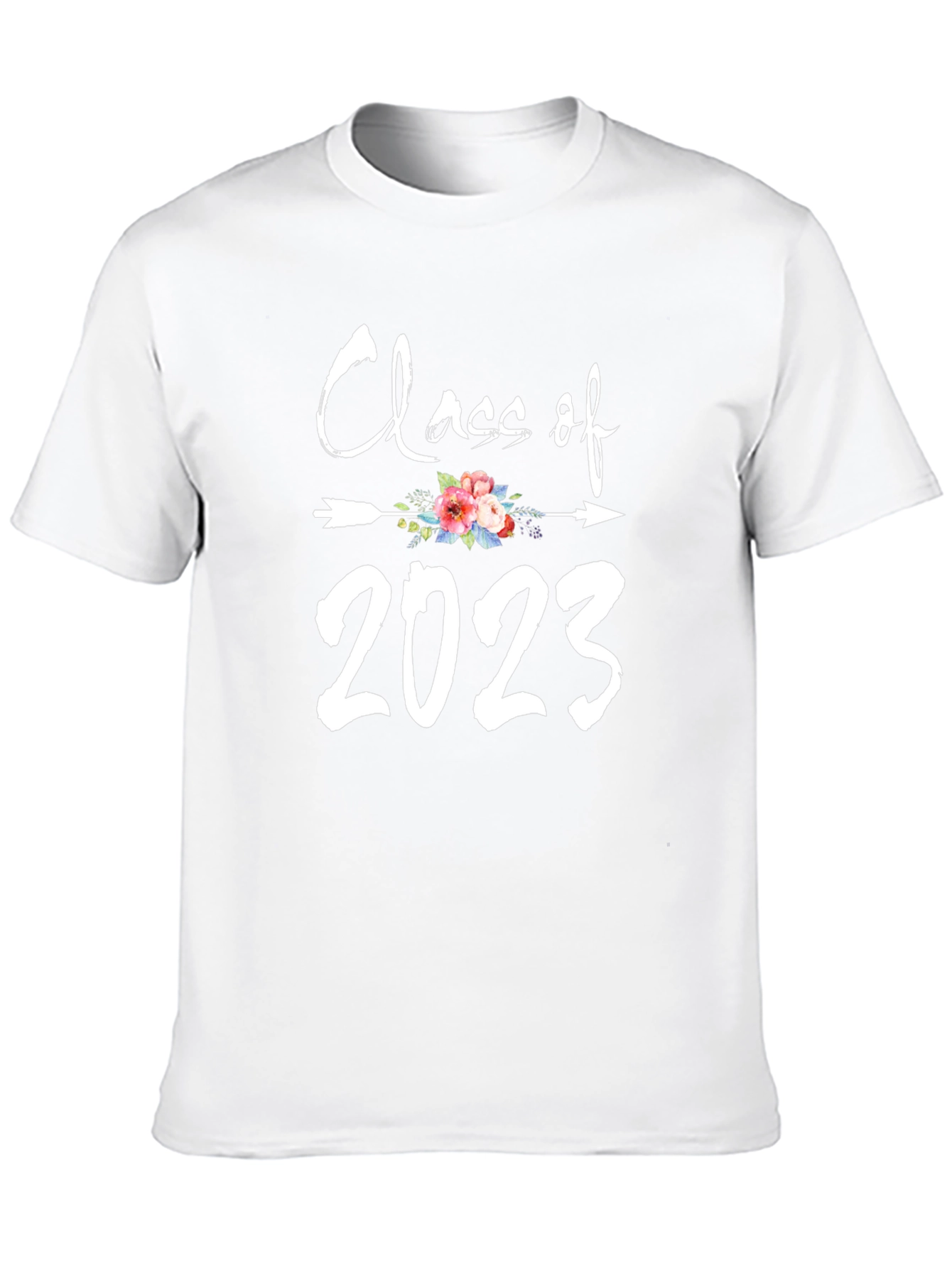 Black Class of 2023 Floral Arrow T-Shirt view 10