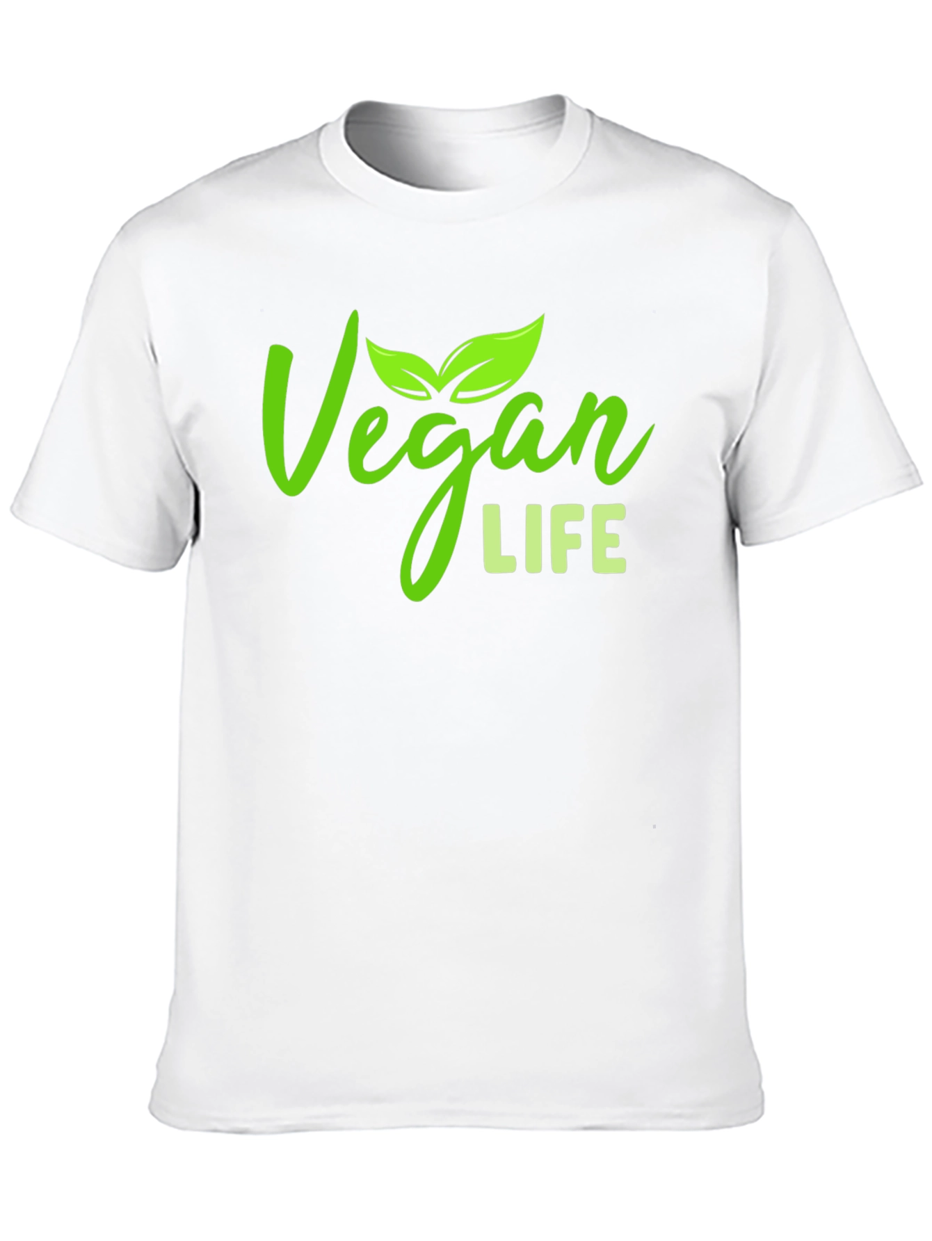 Vegan Life Graphic T-Shirt - Black - 10