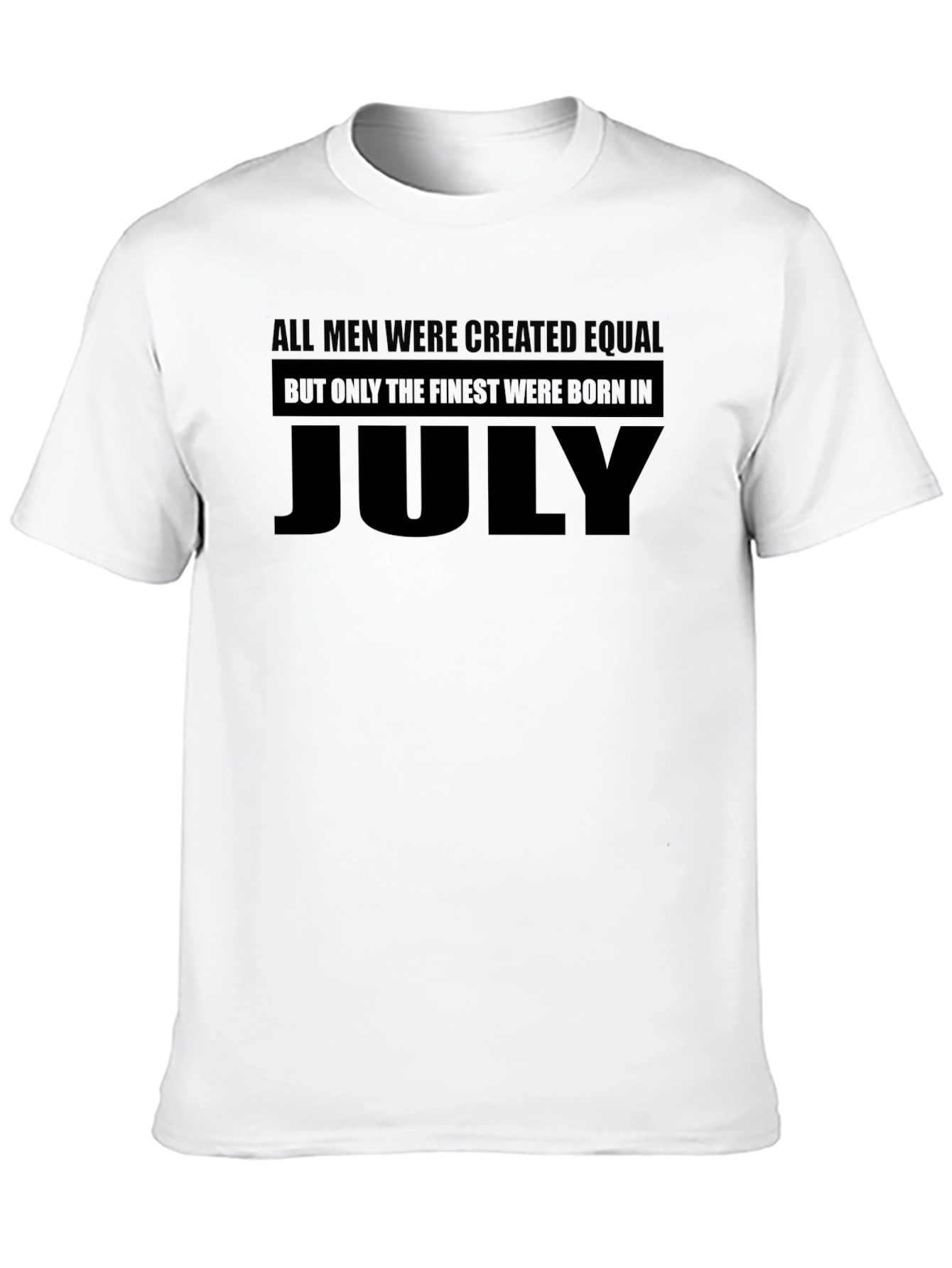 Black Finest Born in July T-Shirt view 10