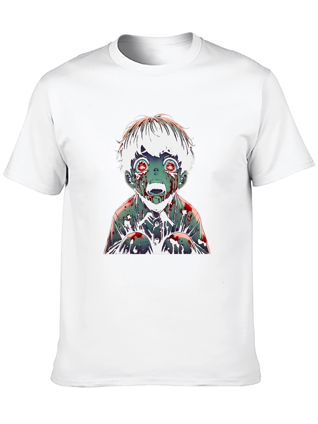 Black Zombie Boy Graphic Tee view 10