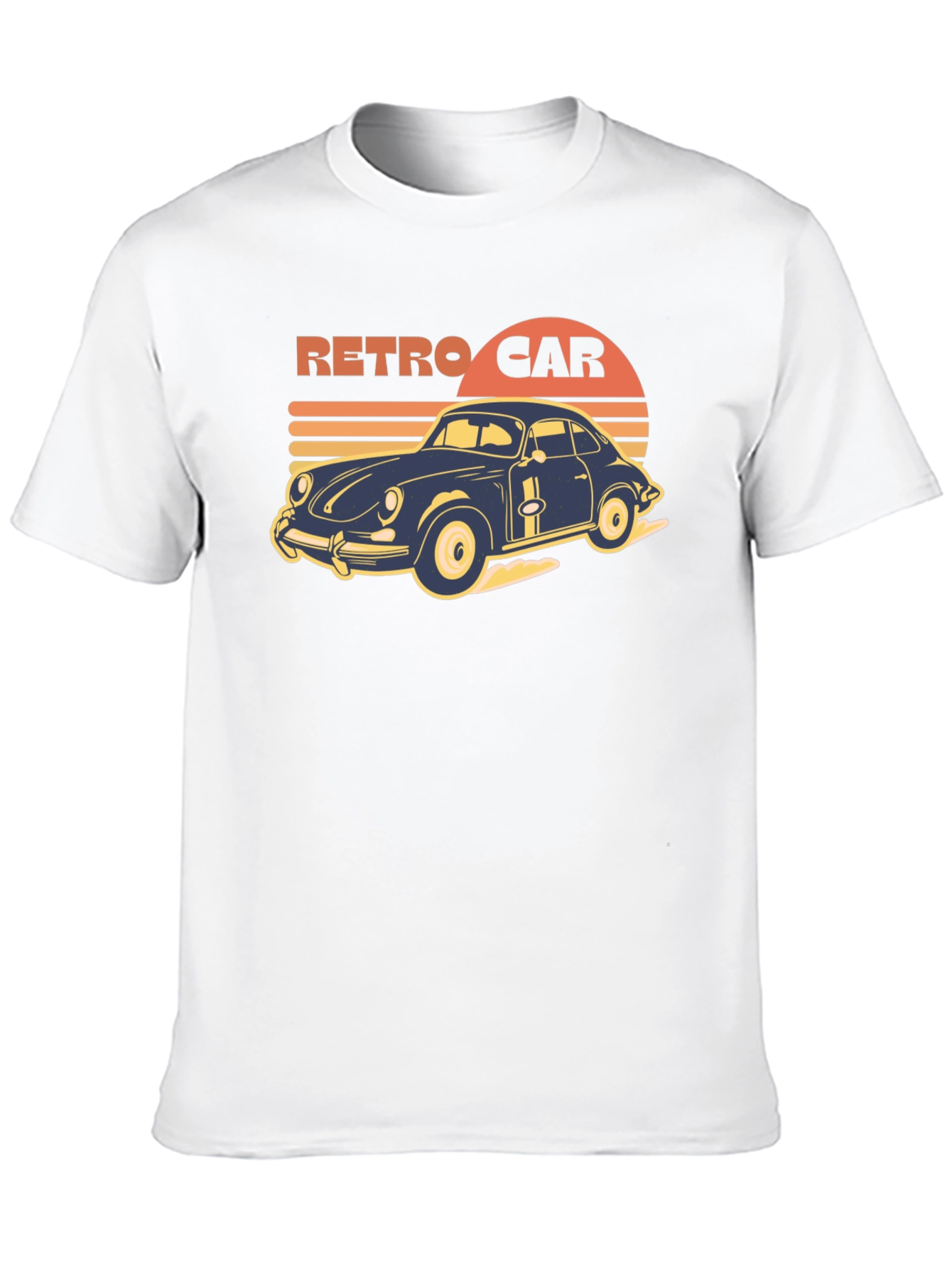 Retro Car Graphic Tee - Vintage Style T-Shirt - 10