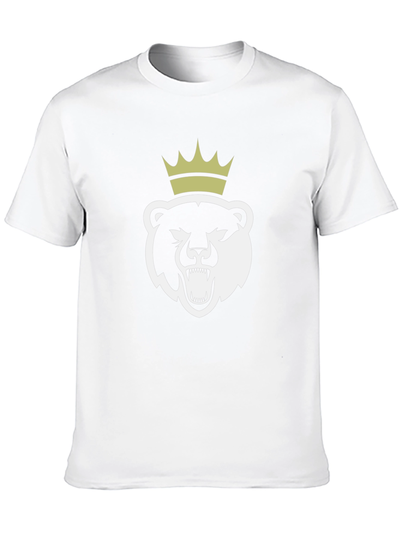 Black King Bear Graphic Tee - Black Cotton Blend view 10