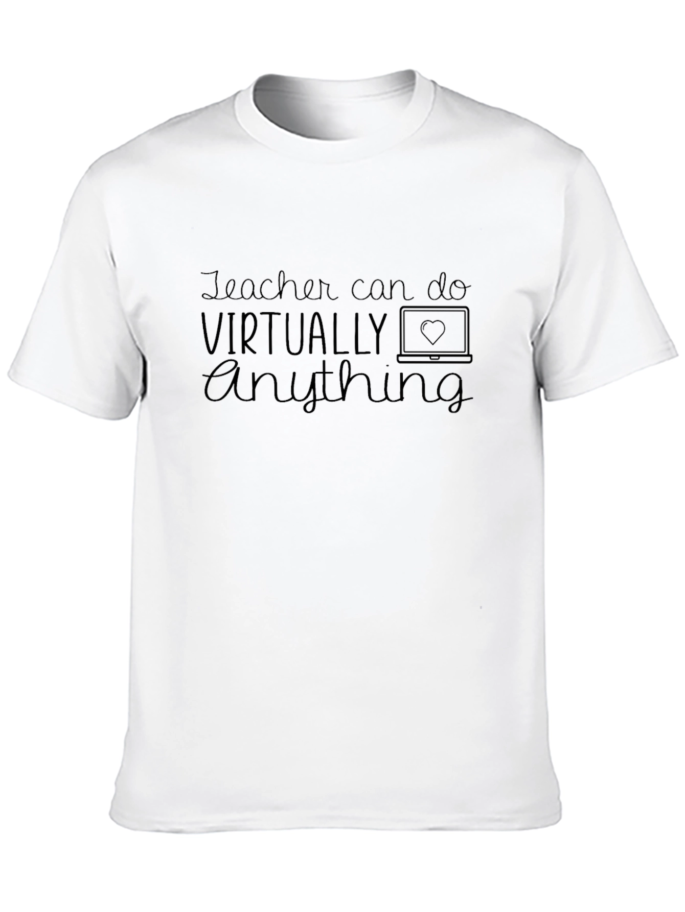 Black Teacher Can Do Virtually Anything Graphic Tee view 10