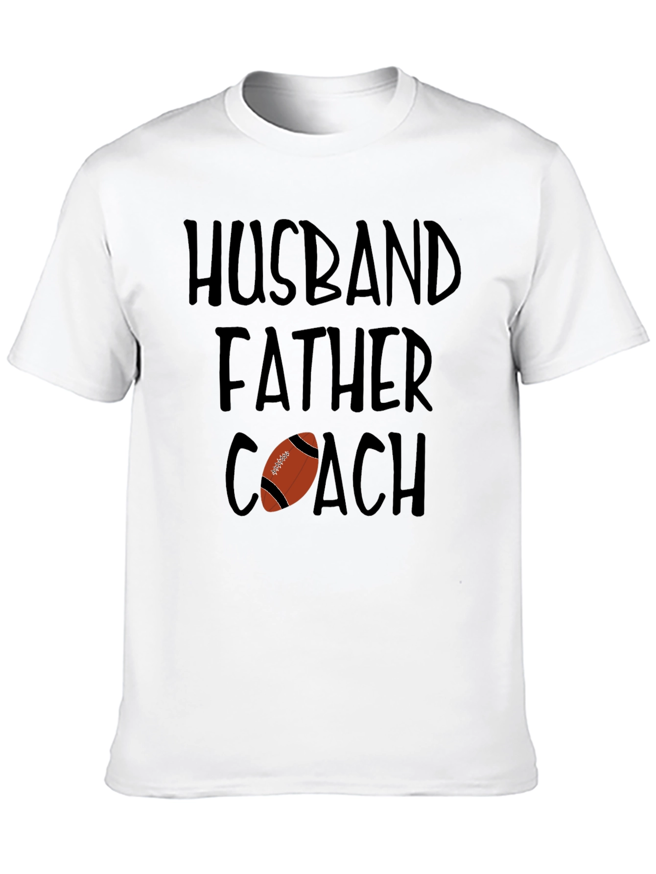 Black Husband Father Coach Graphic T-Shirt view 10