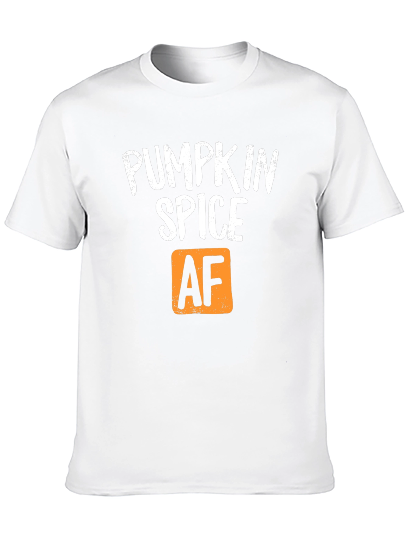 Black Pumpkin Spice AF T-Shirt - Fall Season Apparel view 10