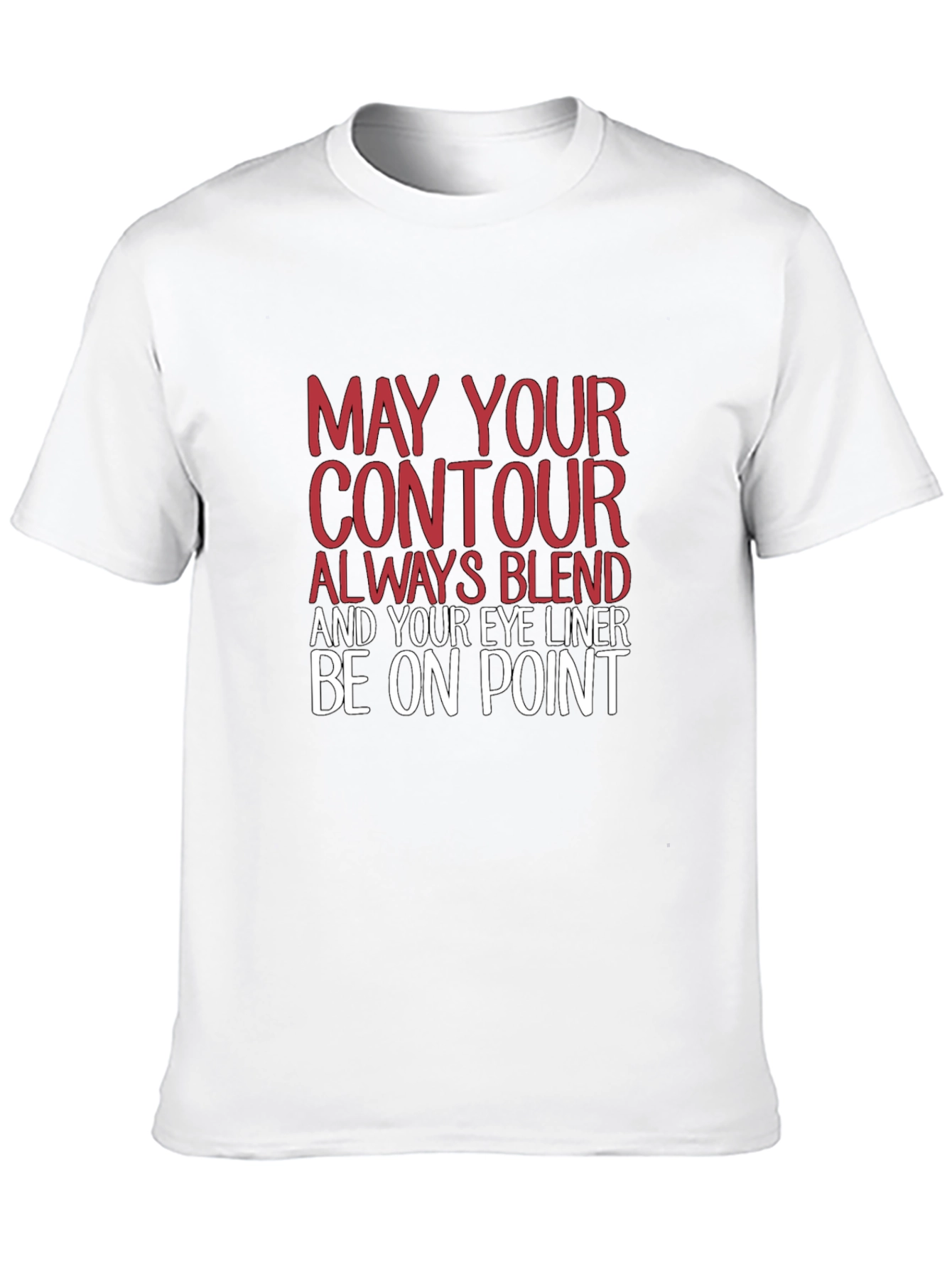 Black Contour & Eyeliner T-Shirt: Blend on Point view 10
