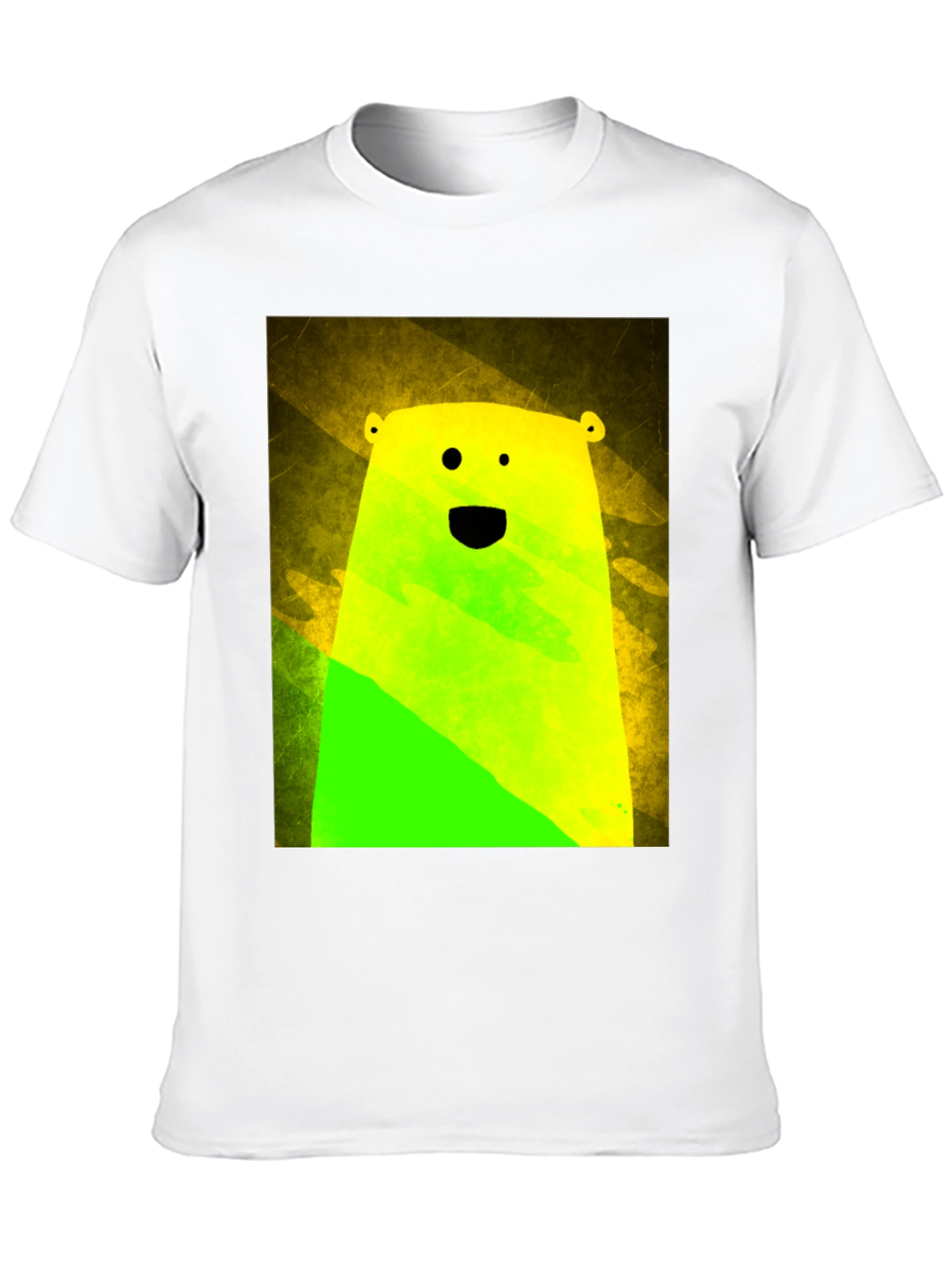 Black Vibrant Bear Graphic Tee - Unique Streetwear Style view 10