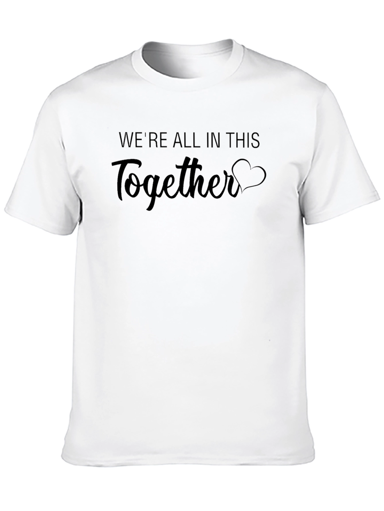 We're All In This Together Black Graphic Tee - 10