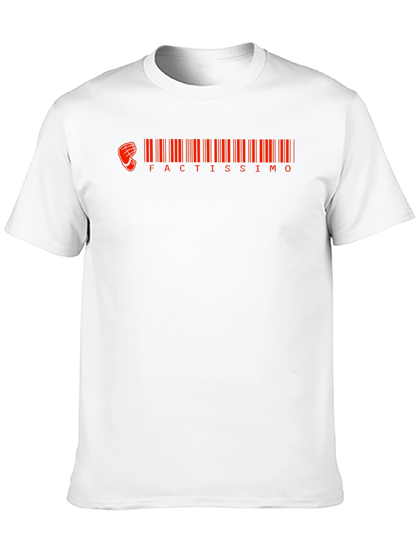 Black Factissimo Barcode Graphic T-Shirt view 10