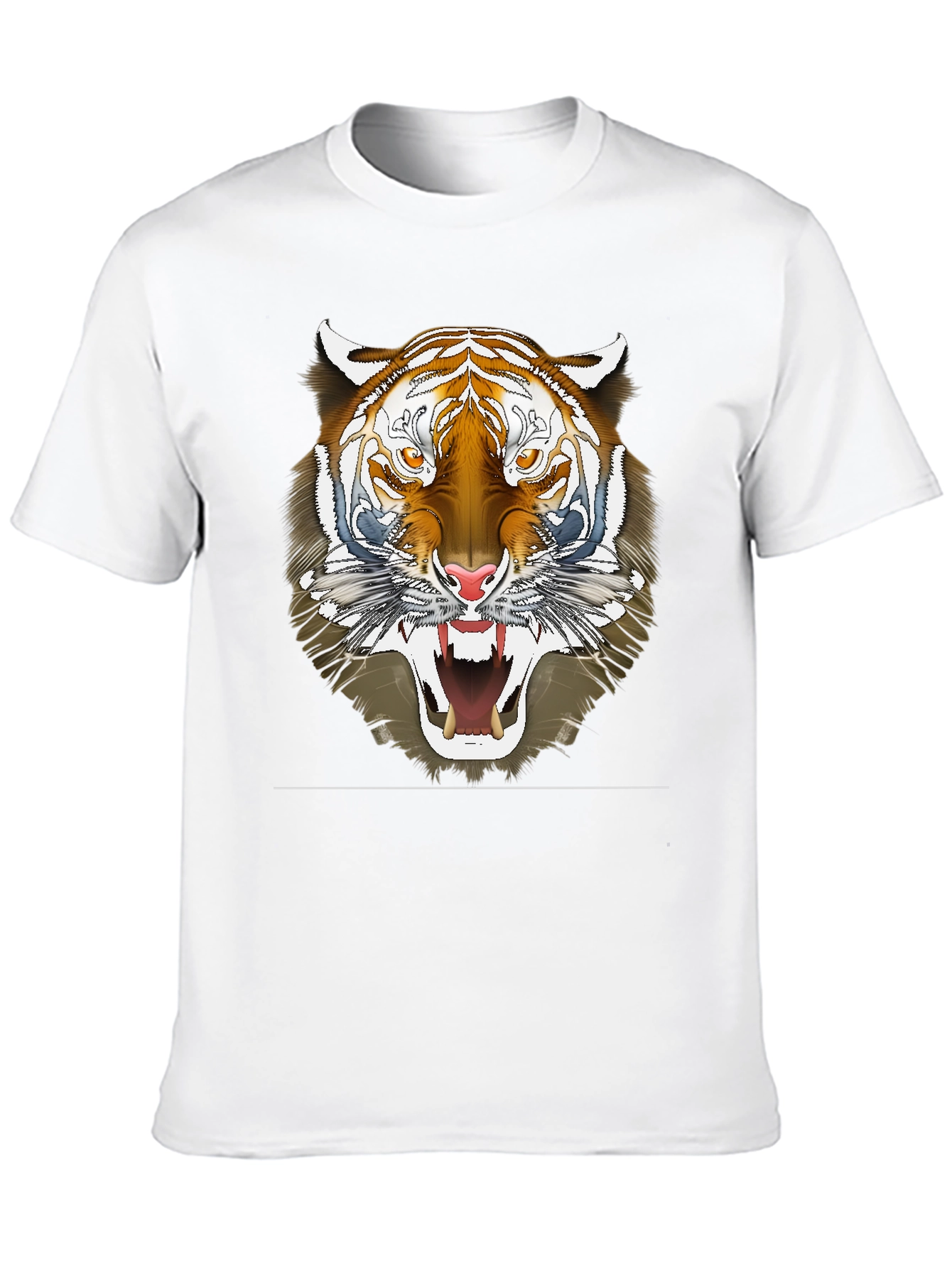 Black Black Tiger Graphic T-Shirt - Men's Fashion Tee view 10