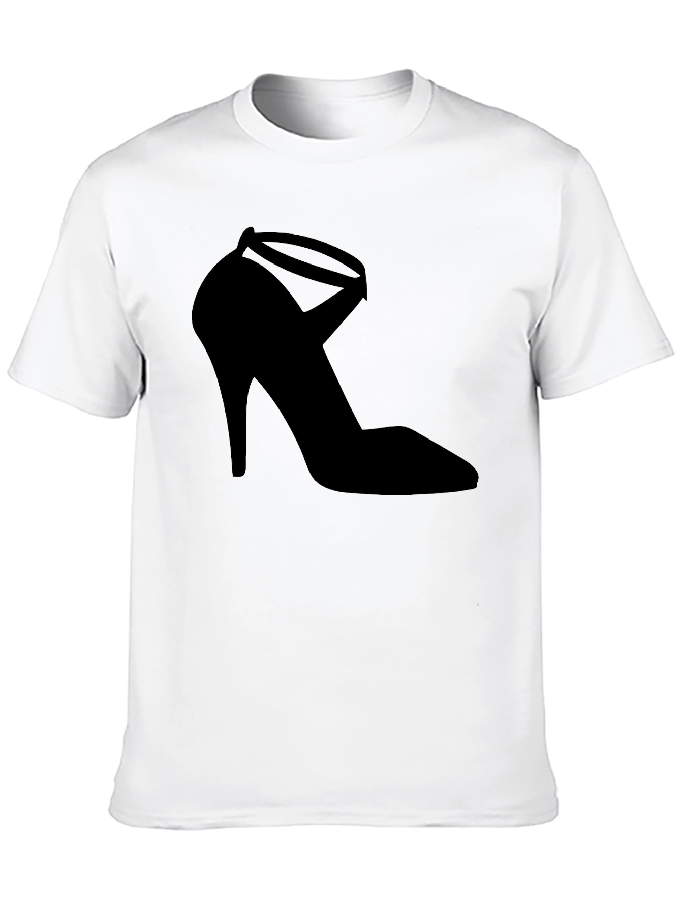 Black Black High Heel Shoe Graphic T-Shirt view 10