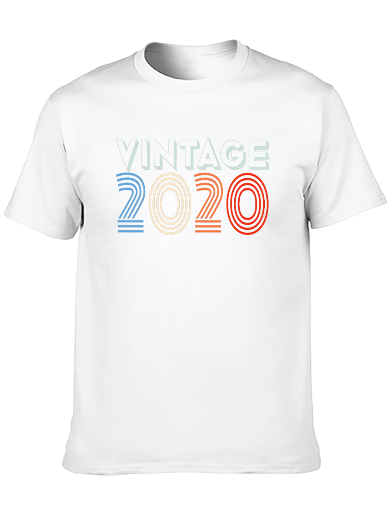 Black Vintage 2020 Graphic Tee - Retro Style view 10