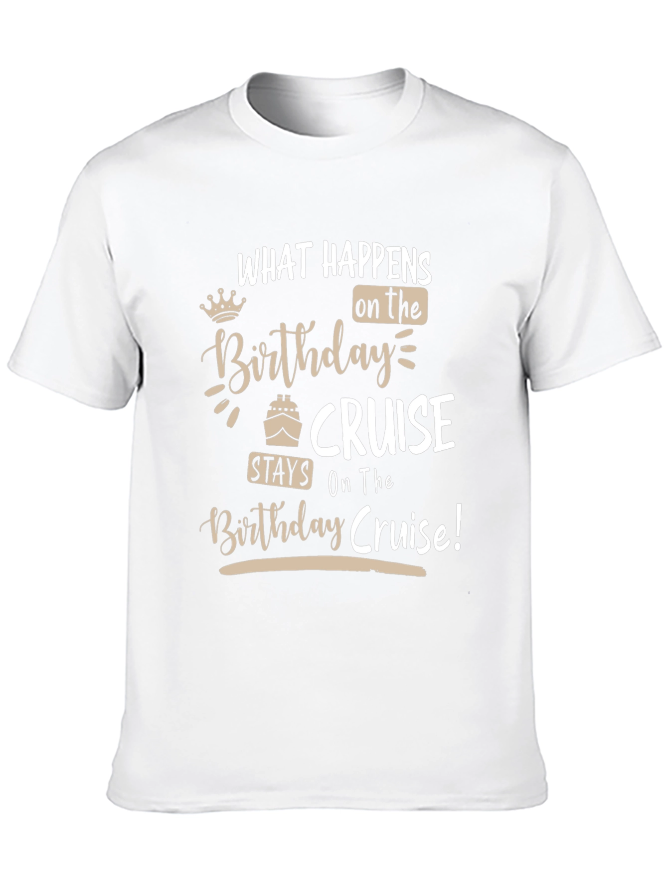 Black Birthday Cruise T-Shirt view 10
