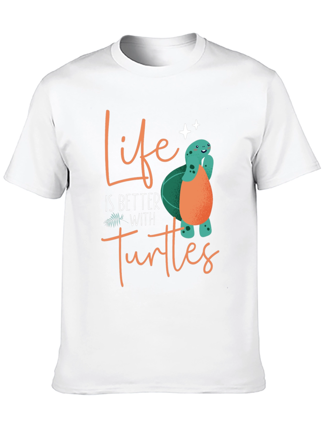 Black Life is Better with Turtles Graphic Tee view 10