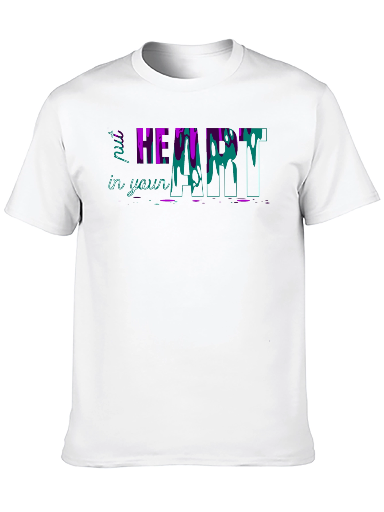 Black Put Some Heart in Your Fart T-Shirt - Novelty Tee view 10