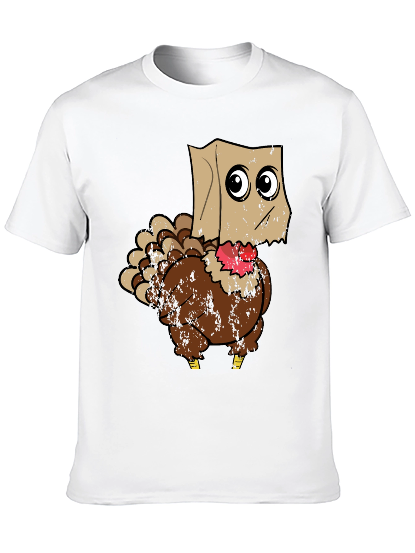 Black Turkey with Paper Bag T-Shirt view 10
