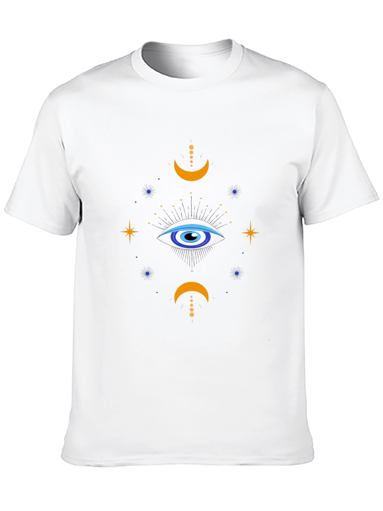 Black Mystic Eye Graphic T-Shirt - Unisex Comfort view 10