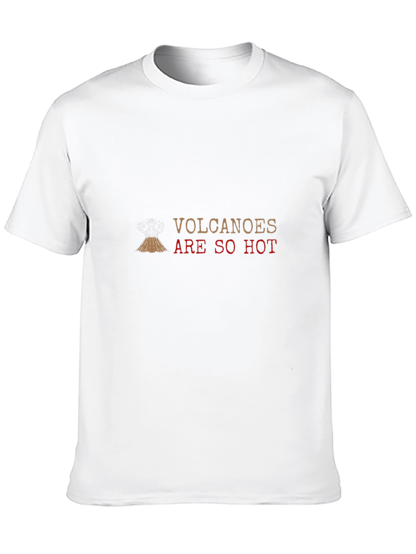 Black Volcanoes Are So Hot Black Graphic Tee view 10
