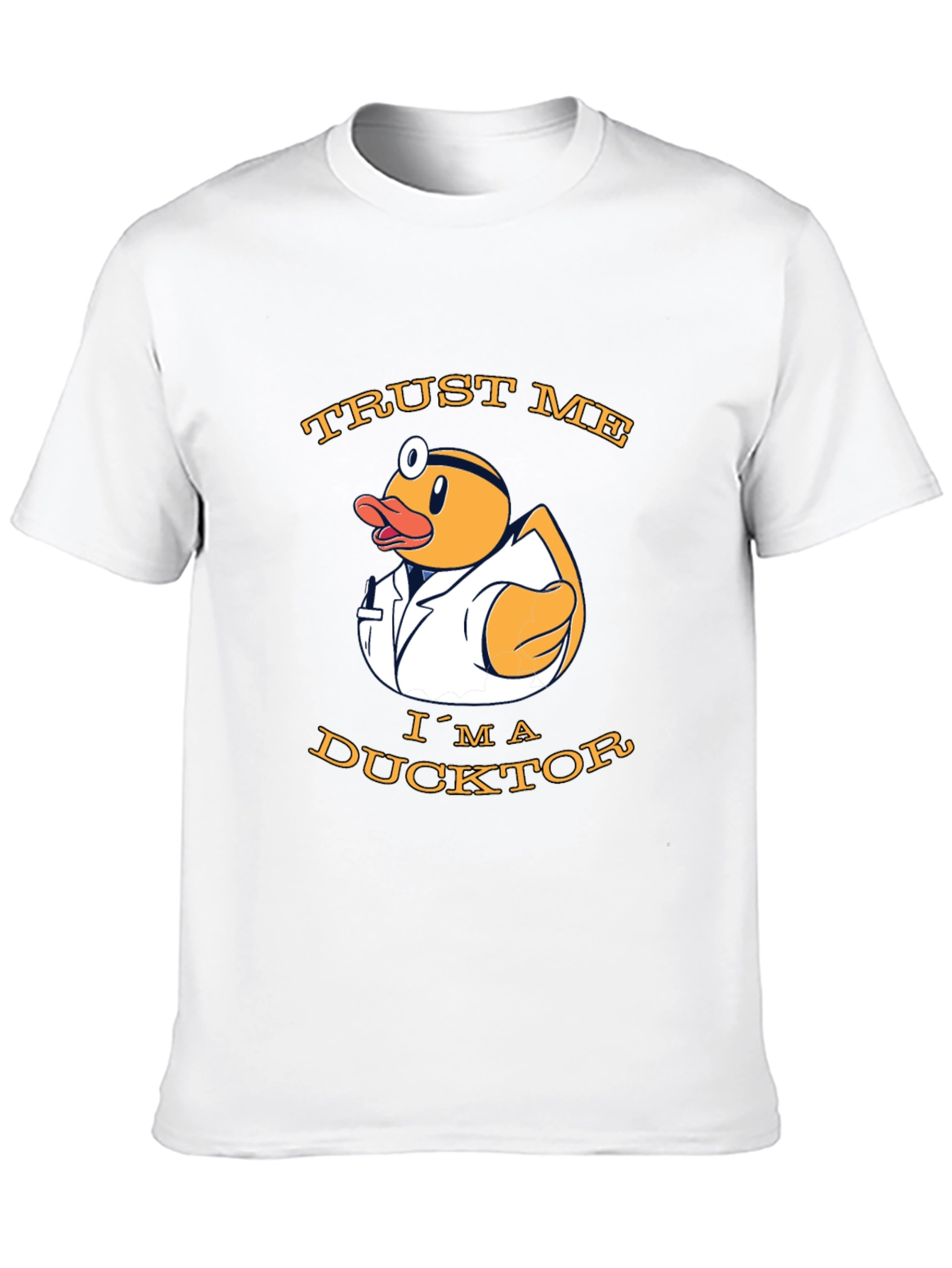 Black Trust Me I'm A Ducktor T-Shirt view 10