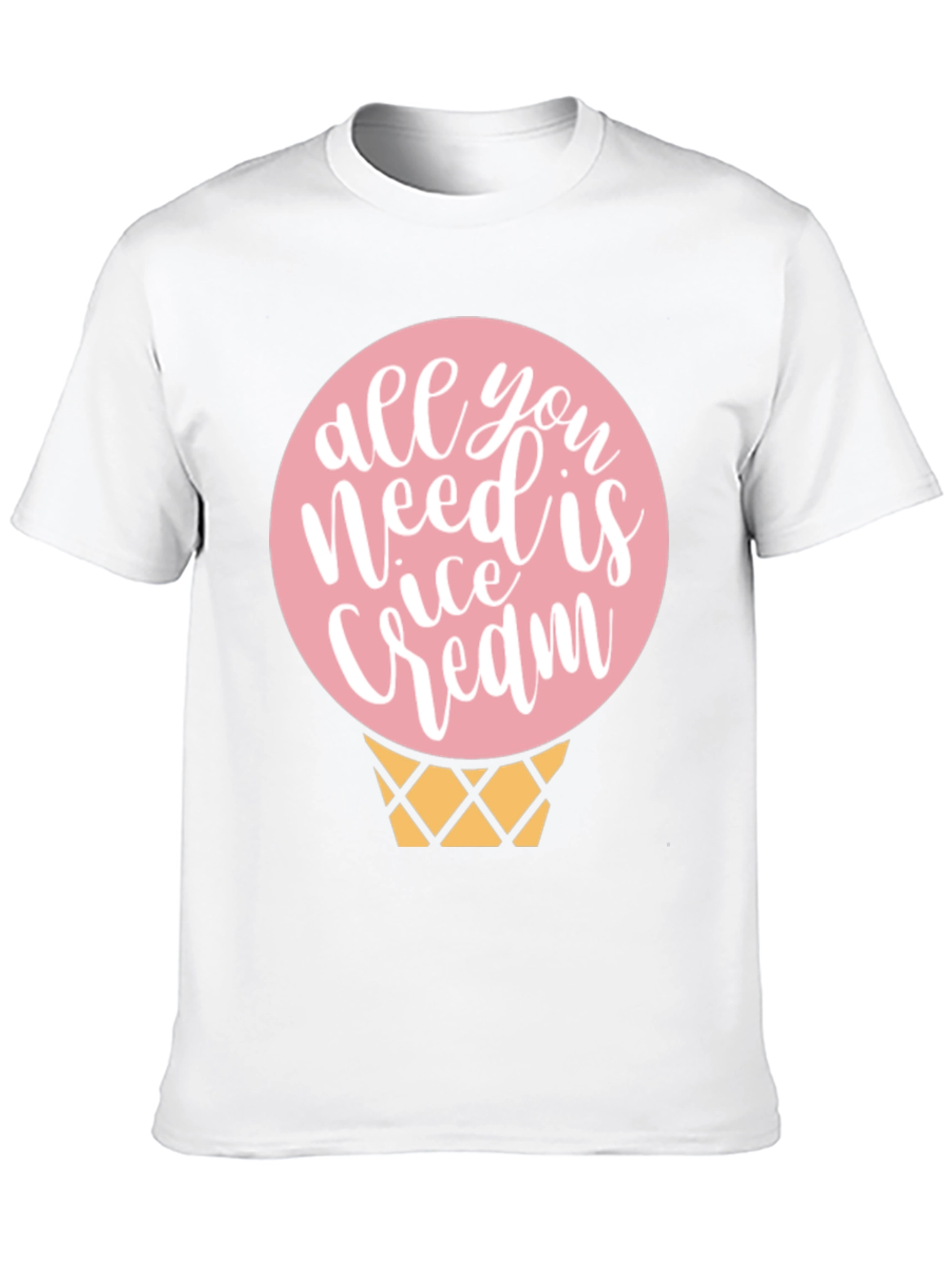Black Ice Cream T-Shirt - Sweet Treat Design view 10