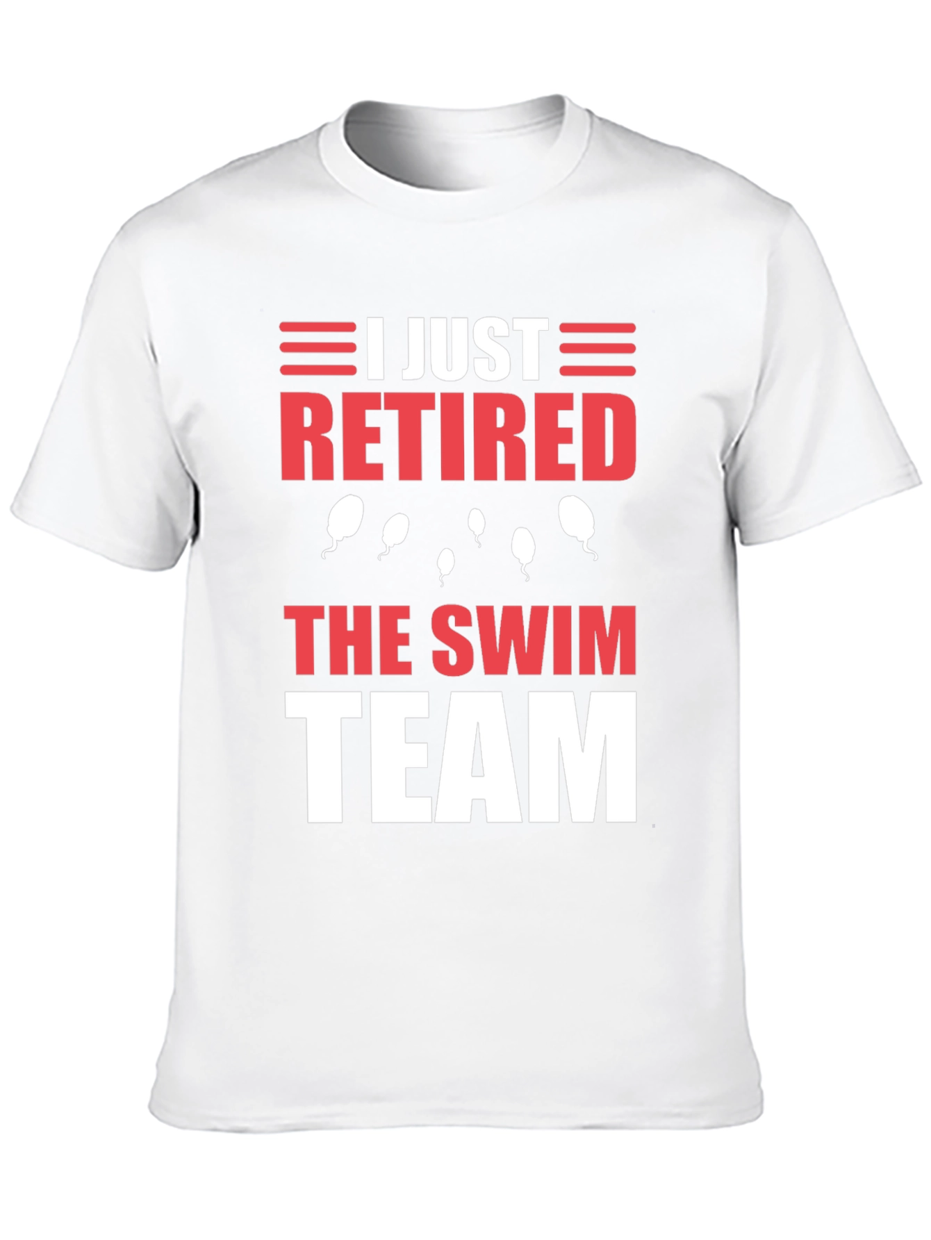 Black I Just Retired The Swim Team T-Shirt view 10