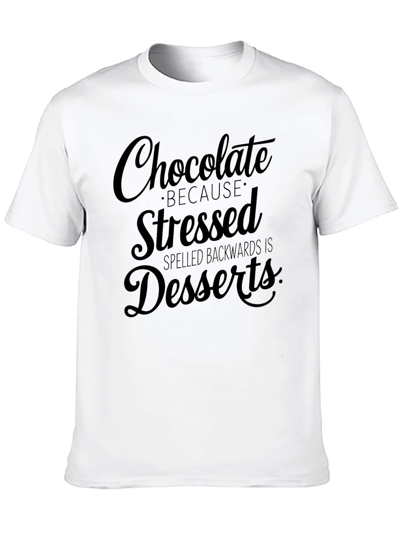 Black Chocolate Stressed Backwards T-Shirt view 10